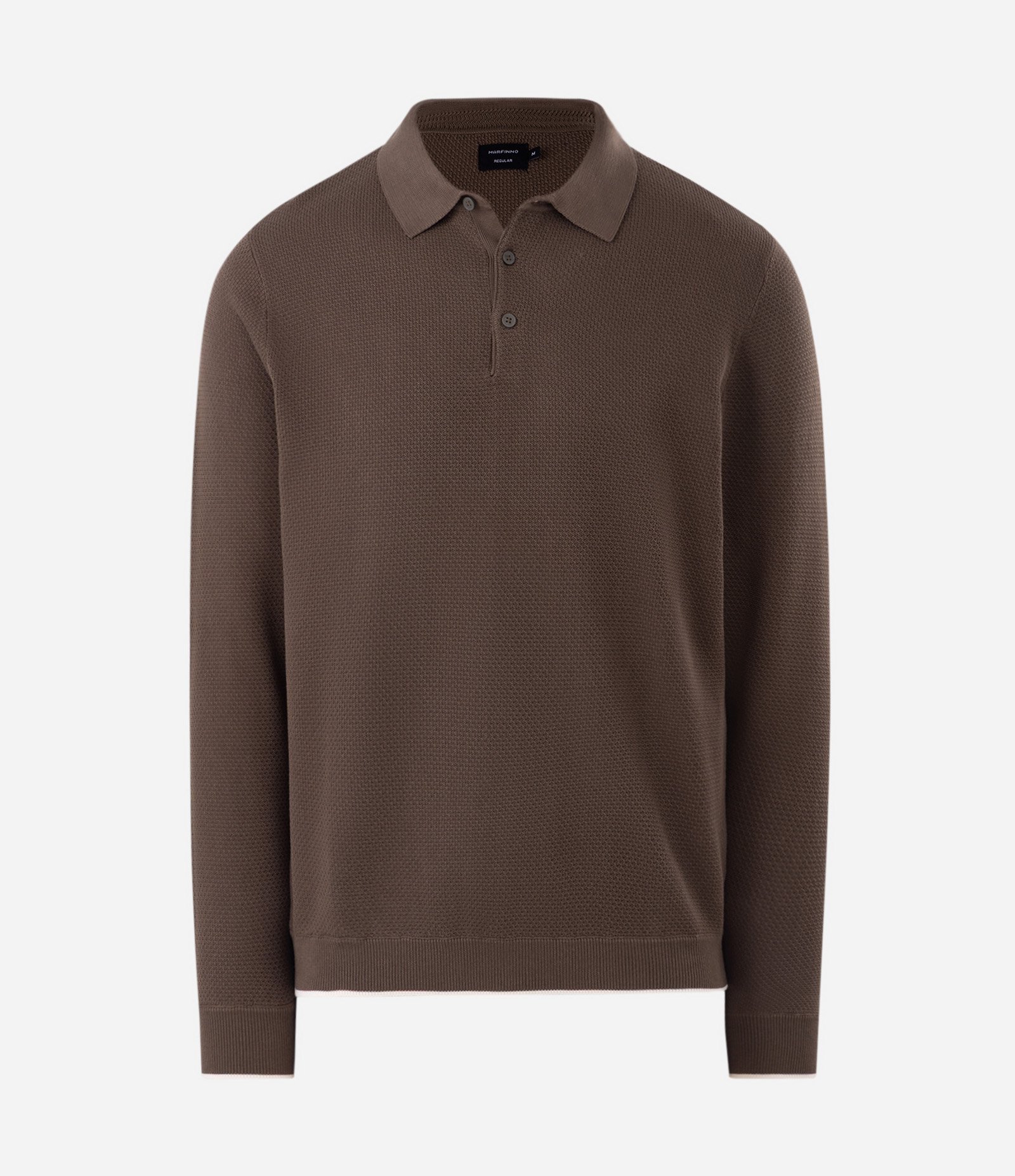 Suéter em Tricô Leve com Gola Polo Verde 5