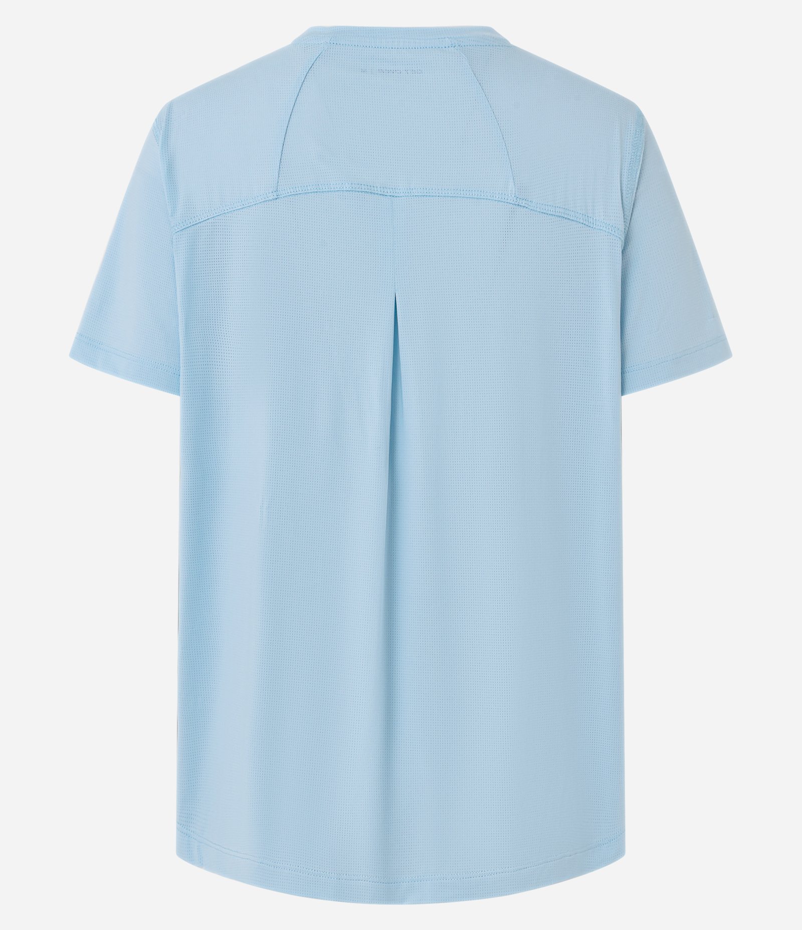 Camiseta Esportiva Manga Curta em Poliamida Azul Bebê 7