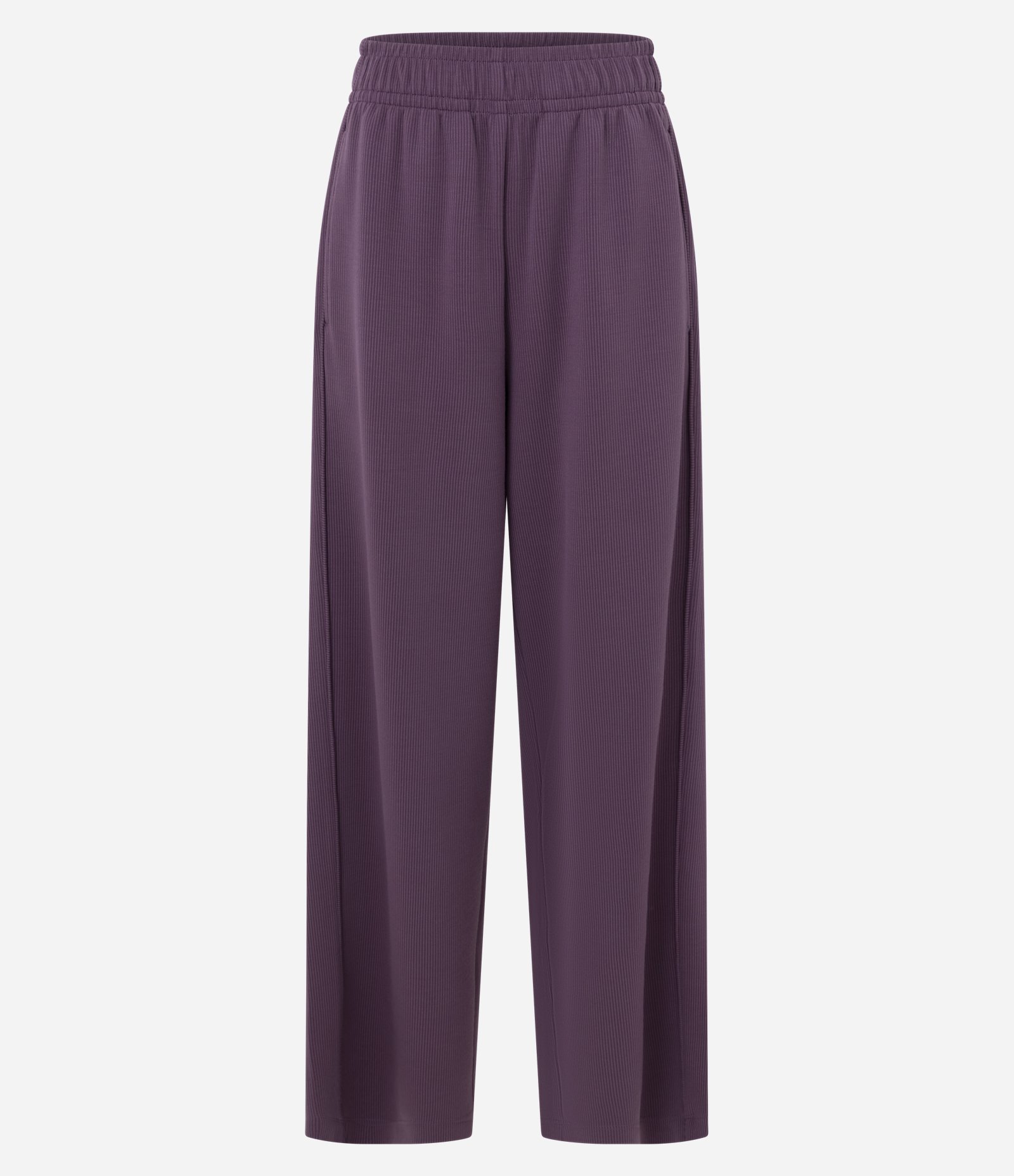 Calça Esportiva em Modal Canelado Roxo 5