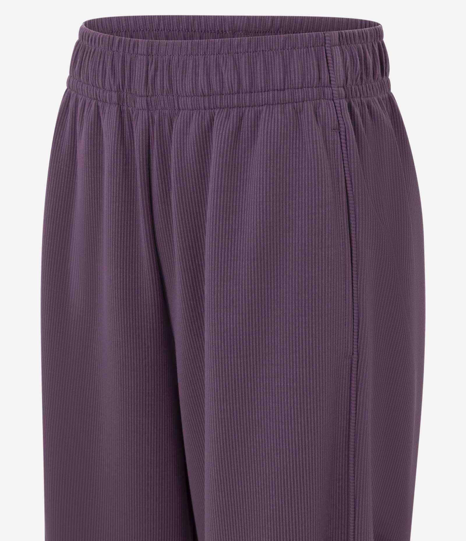 Calça Esportiva em Modal Canelado Roxo 6