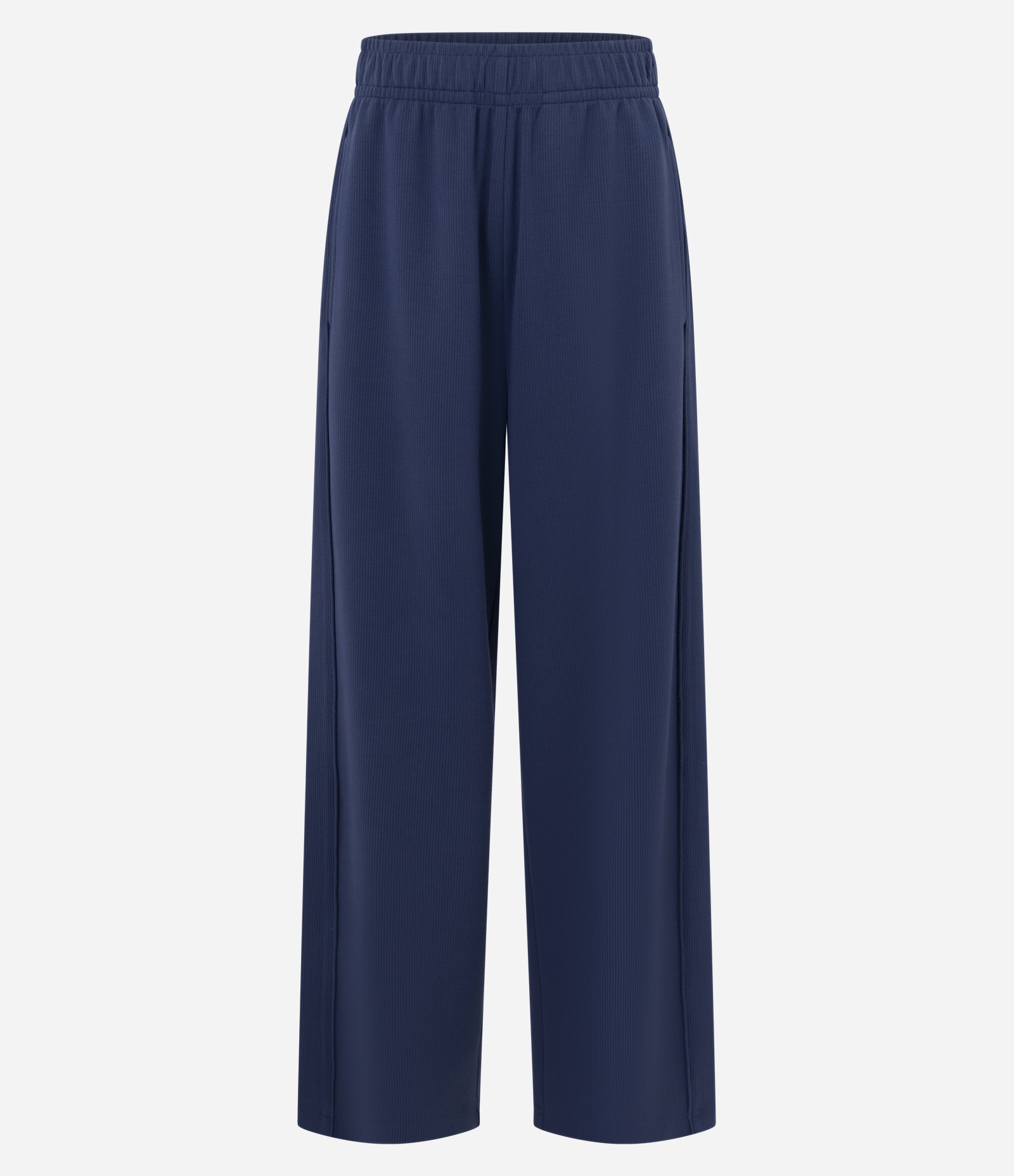 Calça Esportiva em Modal Canelado Azul 6
