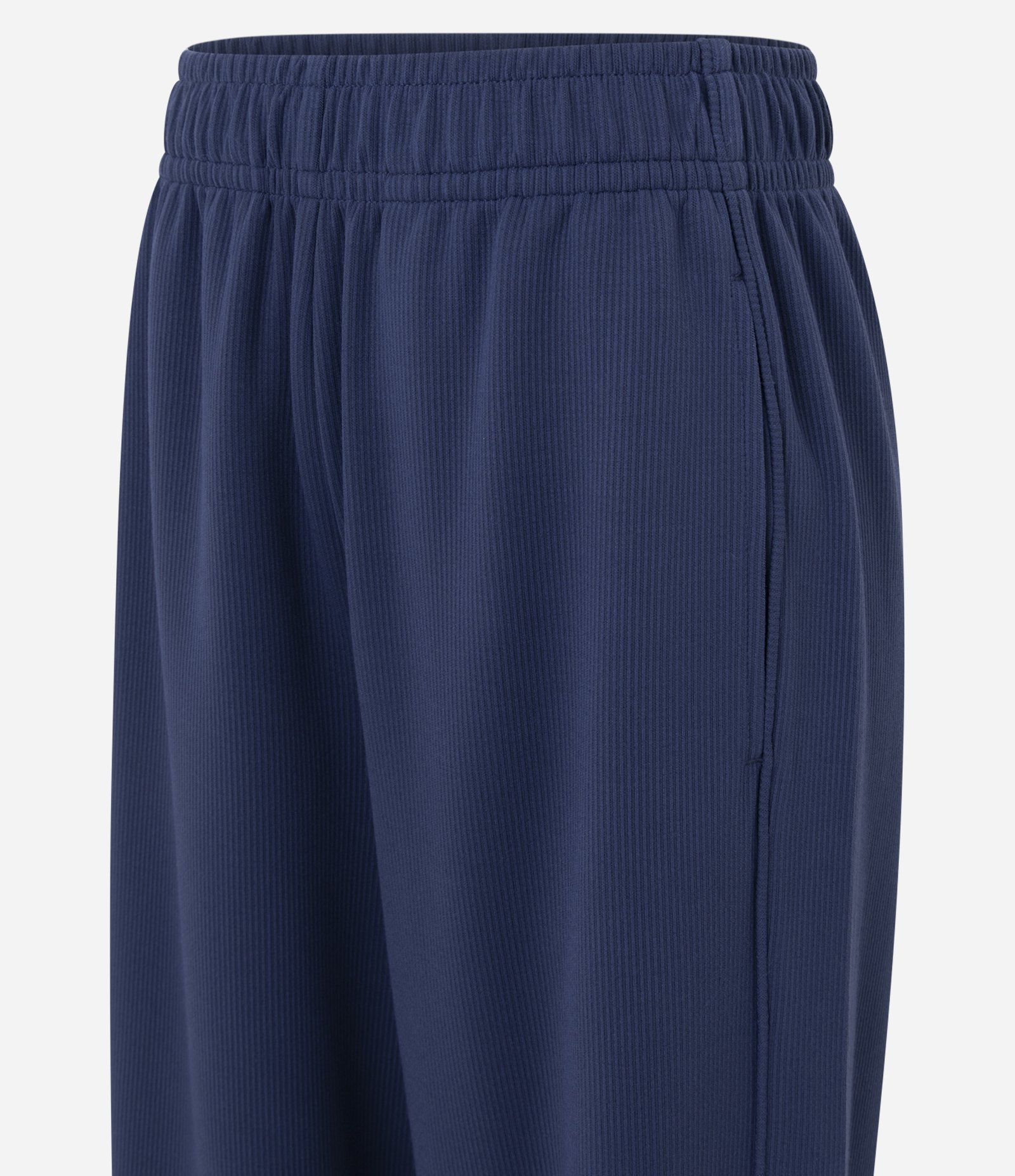 Calça Esportiva em Modal Canelado Azul 7