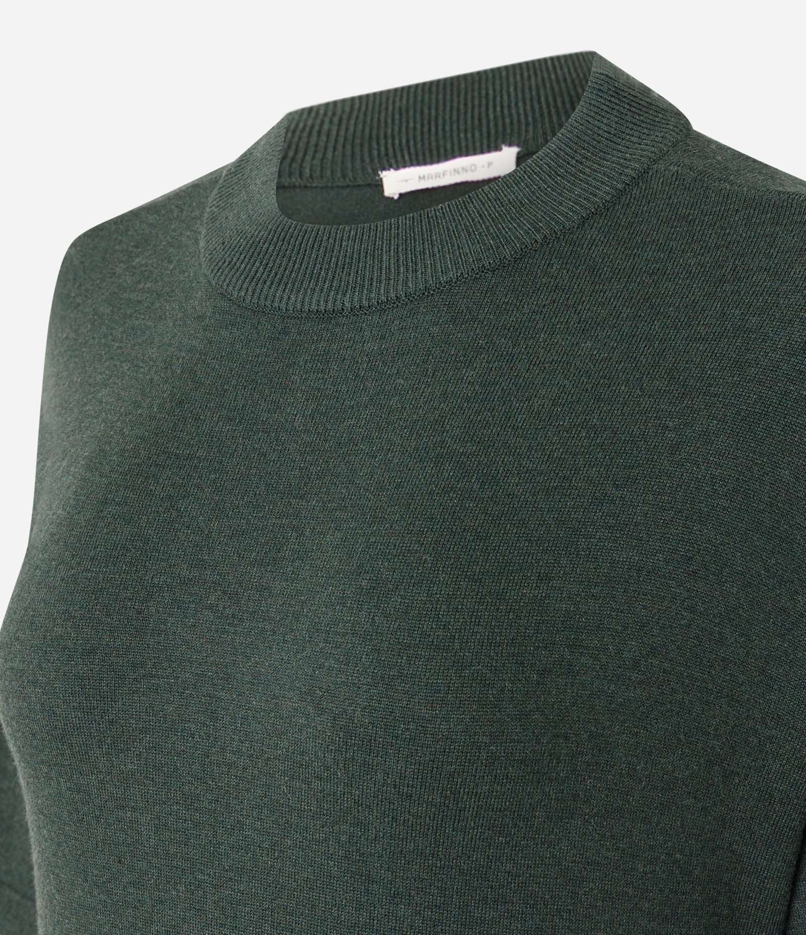 Vestido Midi Amplo em Tricô com Manga Curta Verde 6