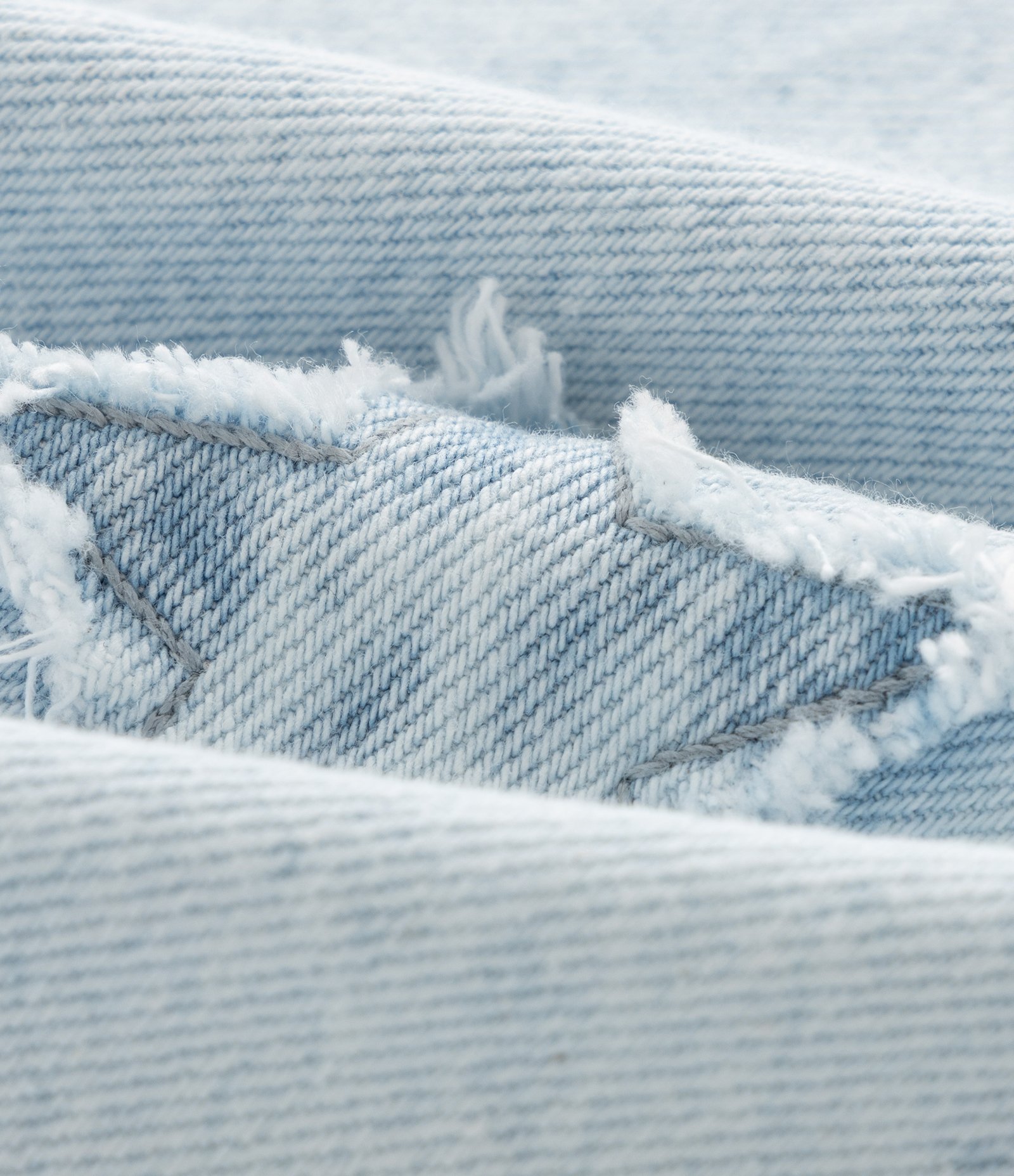 Macacão Wide Infantil em Jeans com Bordado Estrelas – Tam 5 a 14 Anos Azul Claro 3