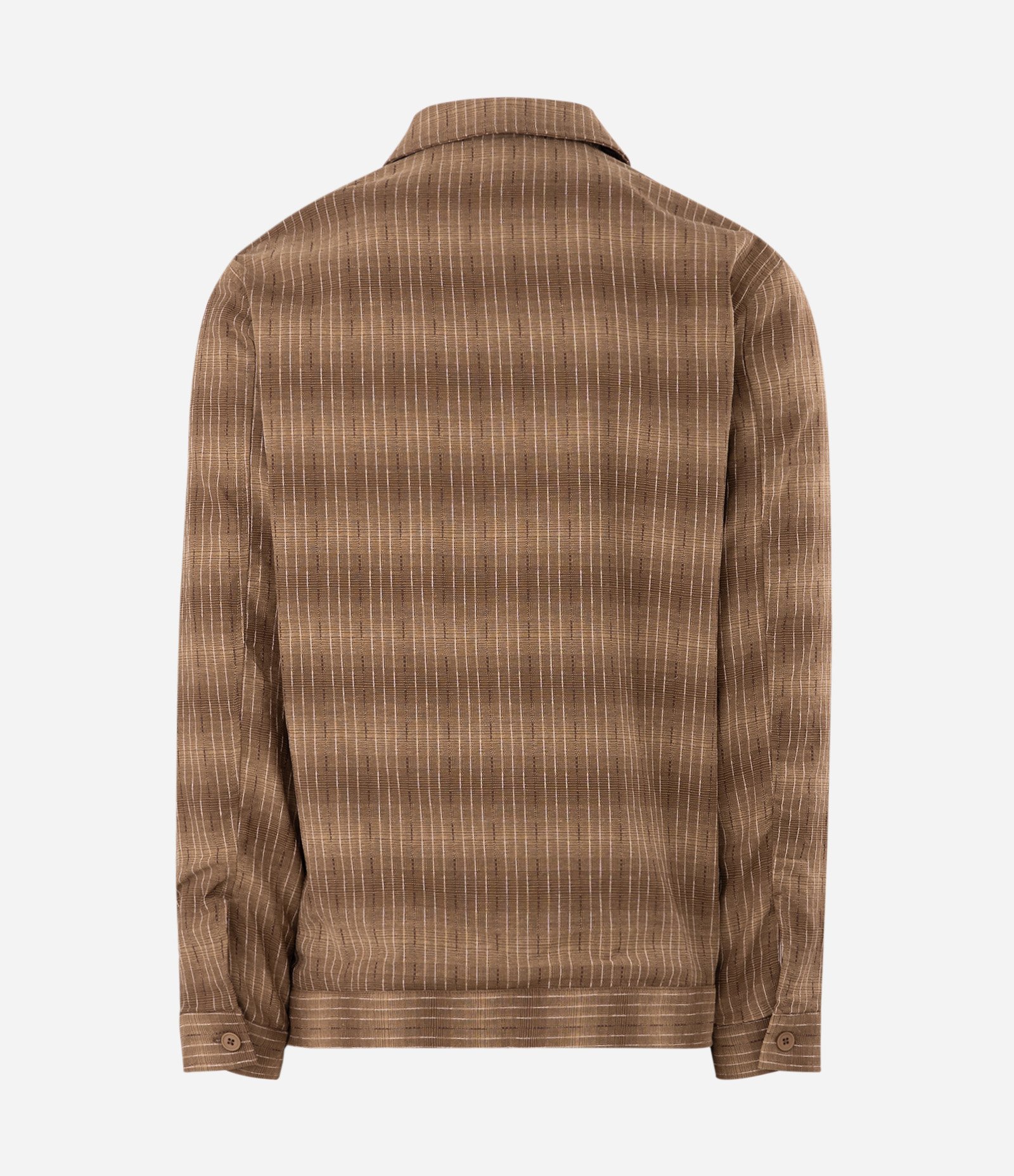 Jaqueta Jacquard Texturizada com Zíper Amarelo 2