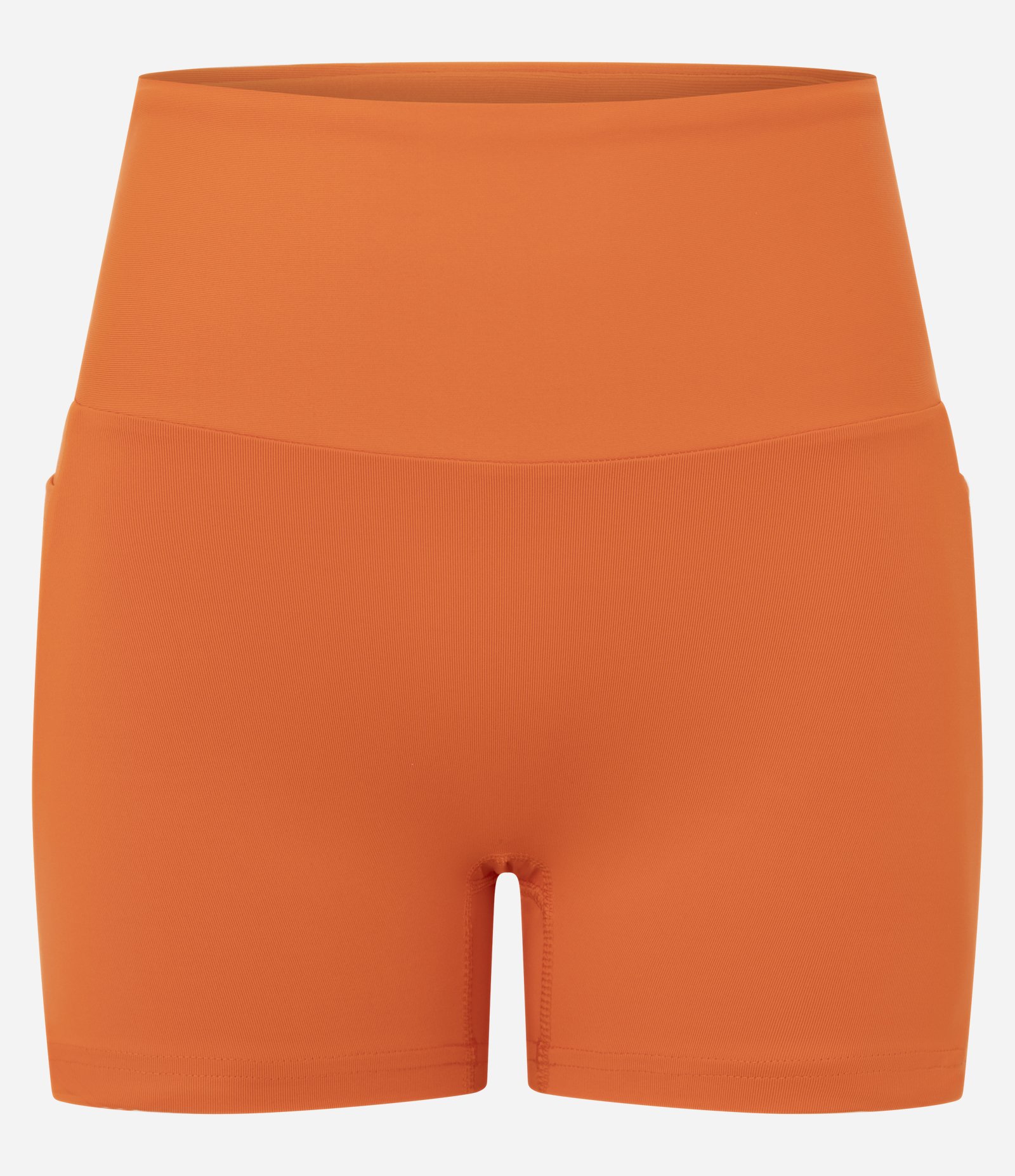Bermuda Esportiva Regular em Microfibra Laranja 5