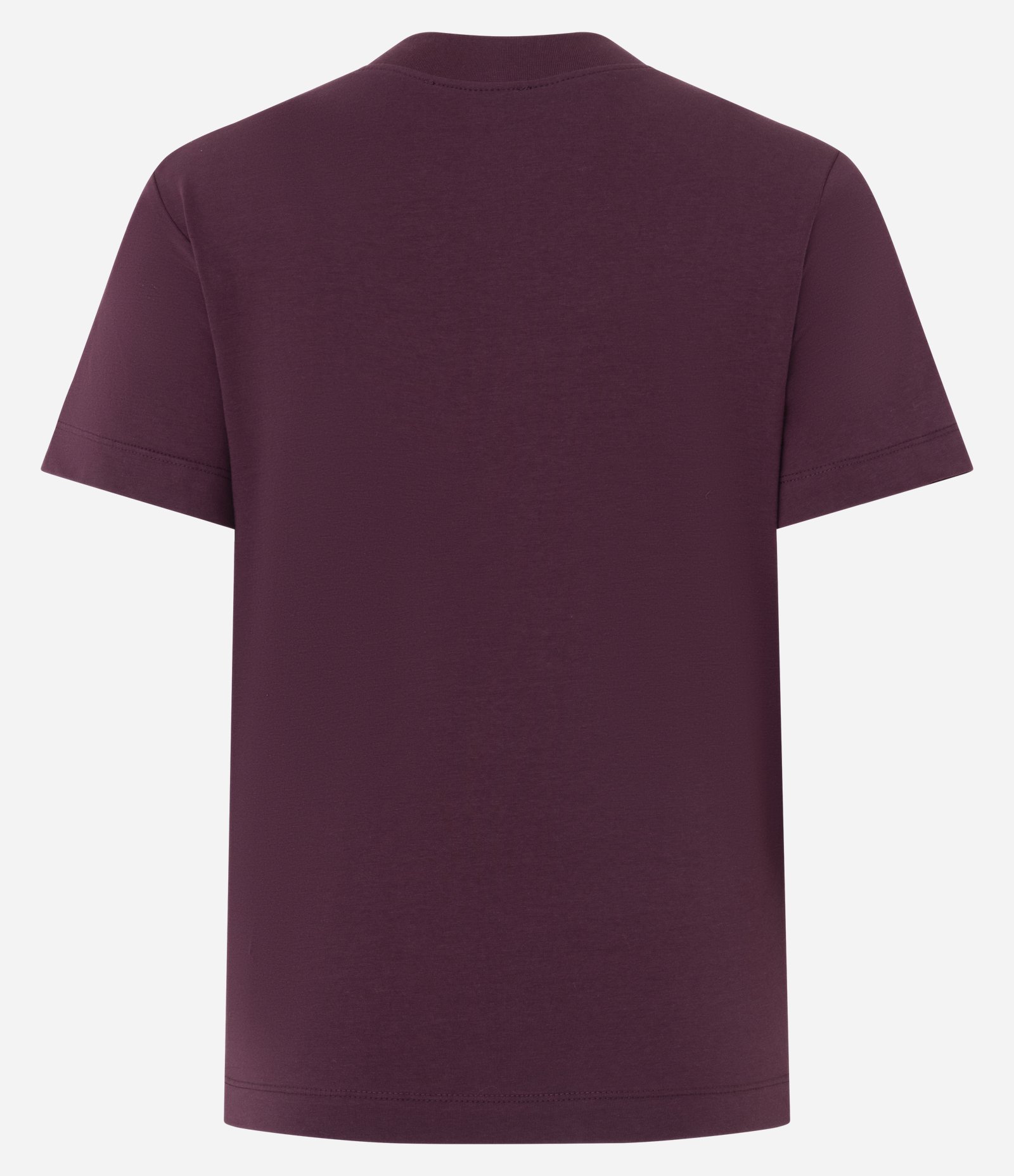 Blusa Básica Justinha em Ribana de Algodão Bordô 2