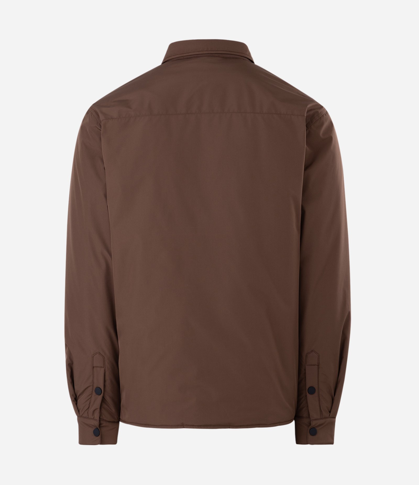 Jaqueta Overshirt Tecnológica com Padding Marrom 8