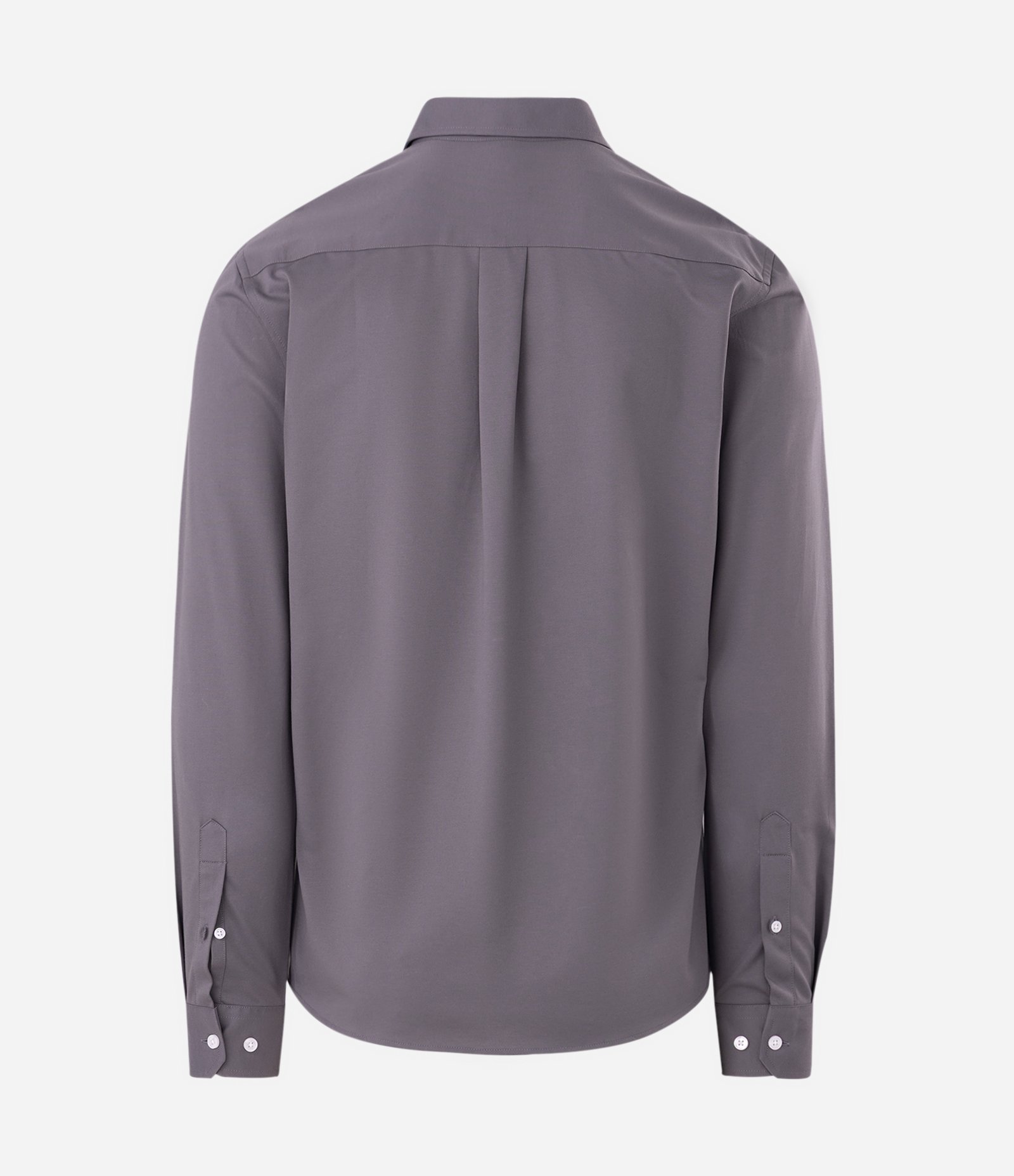Camisa Slim em Algodão Performance Easy Care Cinza 7