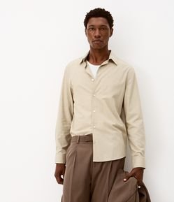 Camisa Regular Manga Longa