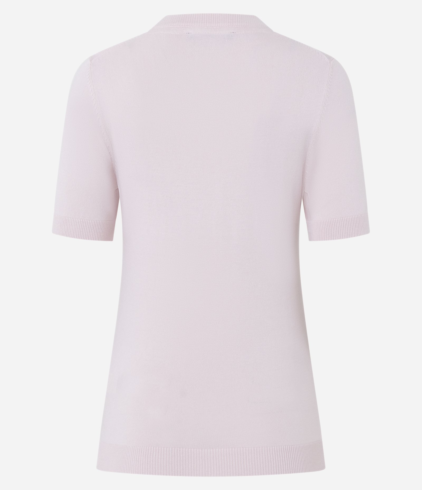 Blusa em Tricô com Manga Curta Rosa Claro 4
