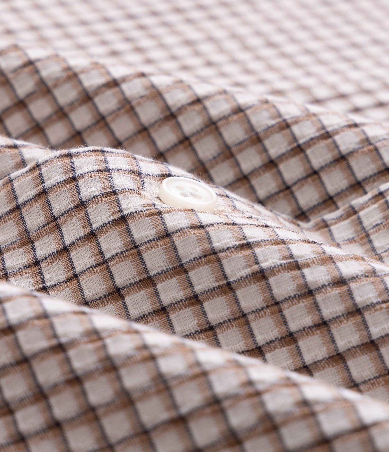 Camisa Oversized em Algodão com Textura Grid e Lettering Eclipse Branco 7