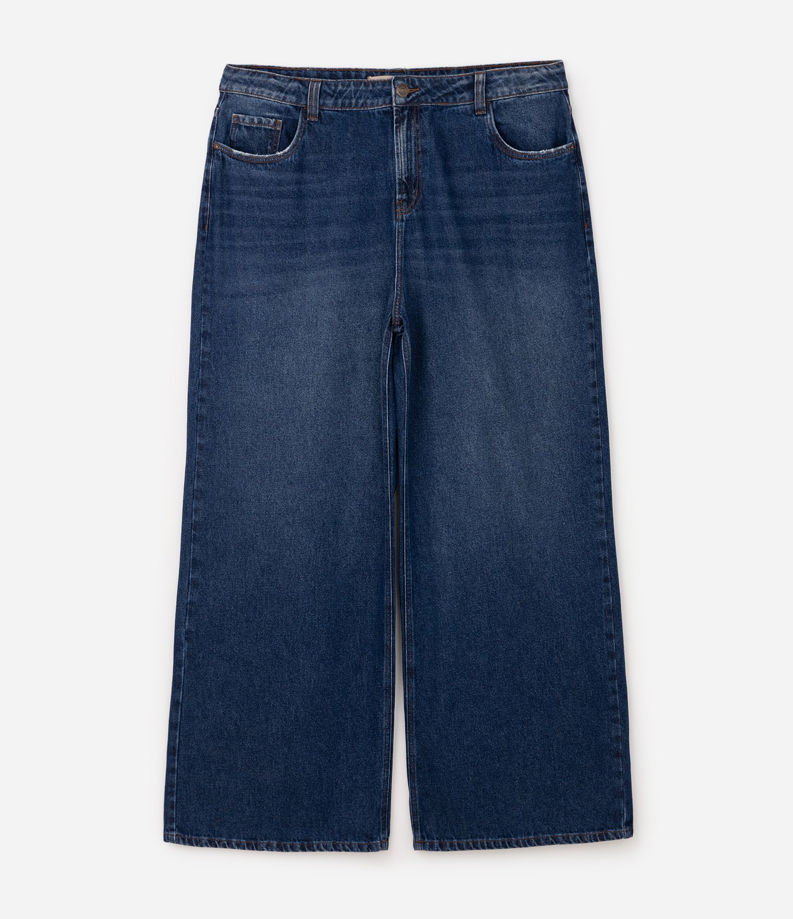 Calça Jeans Wide Leg Lisa Jeans Curve & Plus Size Azul 1