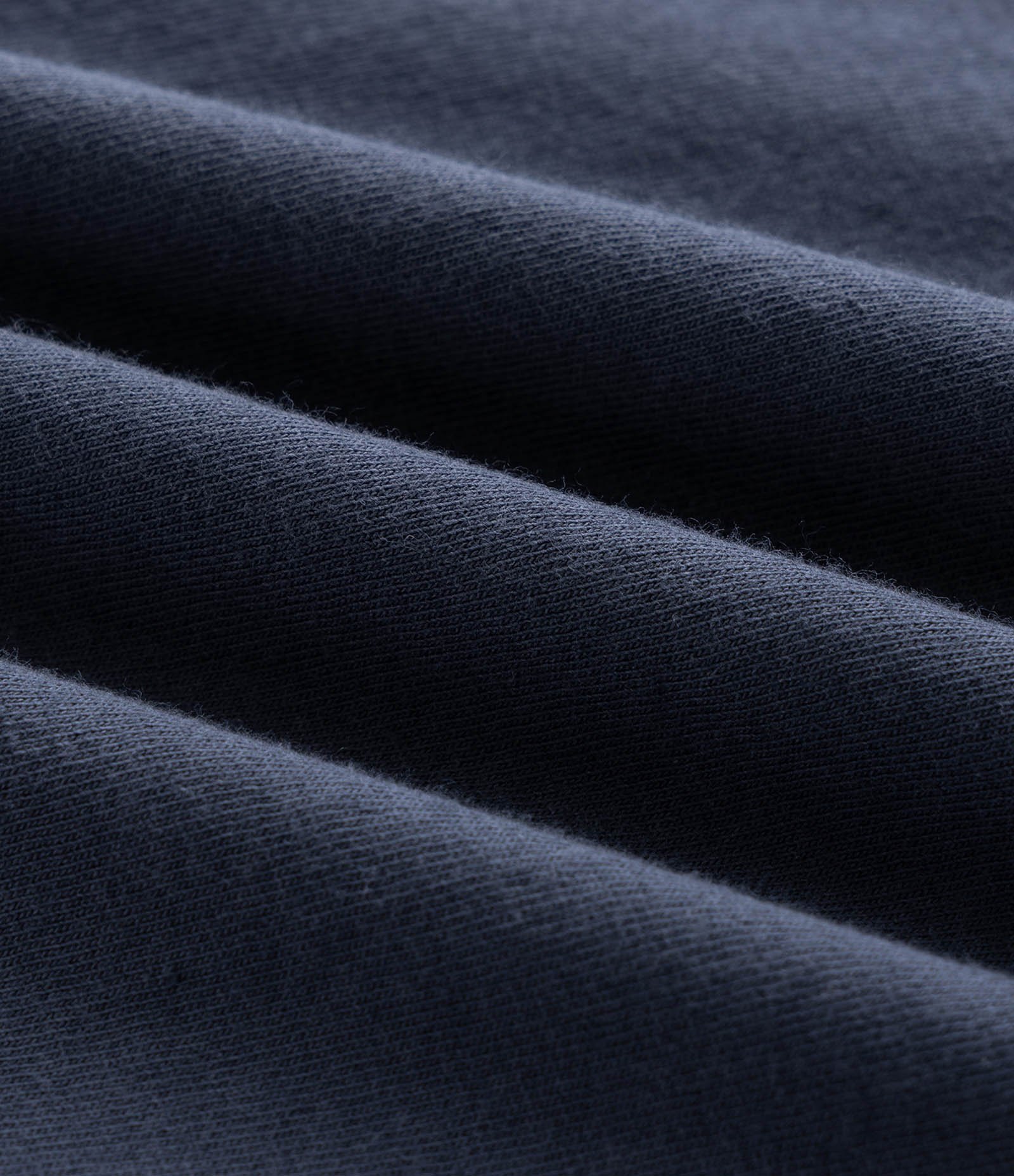 Camiseta Regular em Algodão com Listras nos Ombros Azul Escuro 4