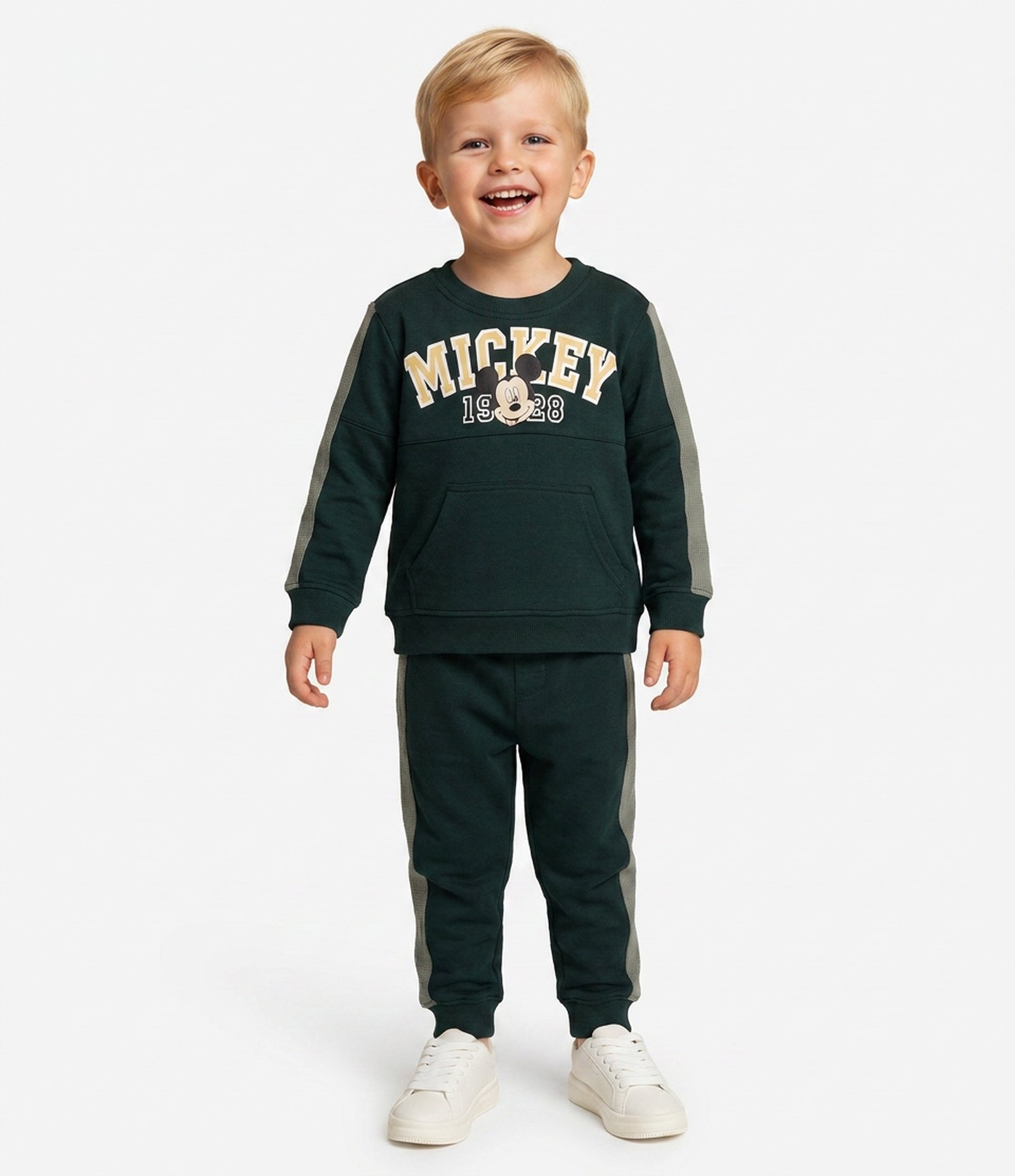 Conjunto em Tech Fleece do Mickey - Tam 1 a 6 Anos Verde 1