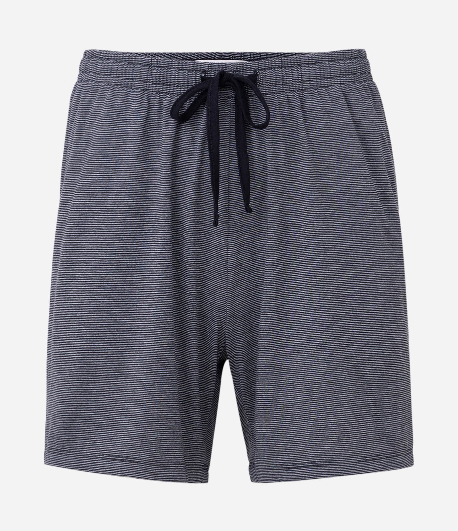 Pijama Curto Listras Finas Preto 7
