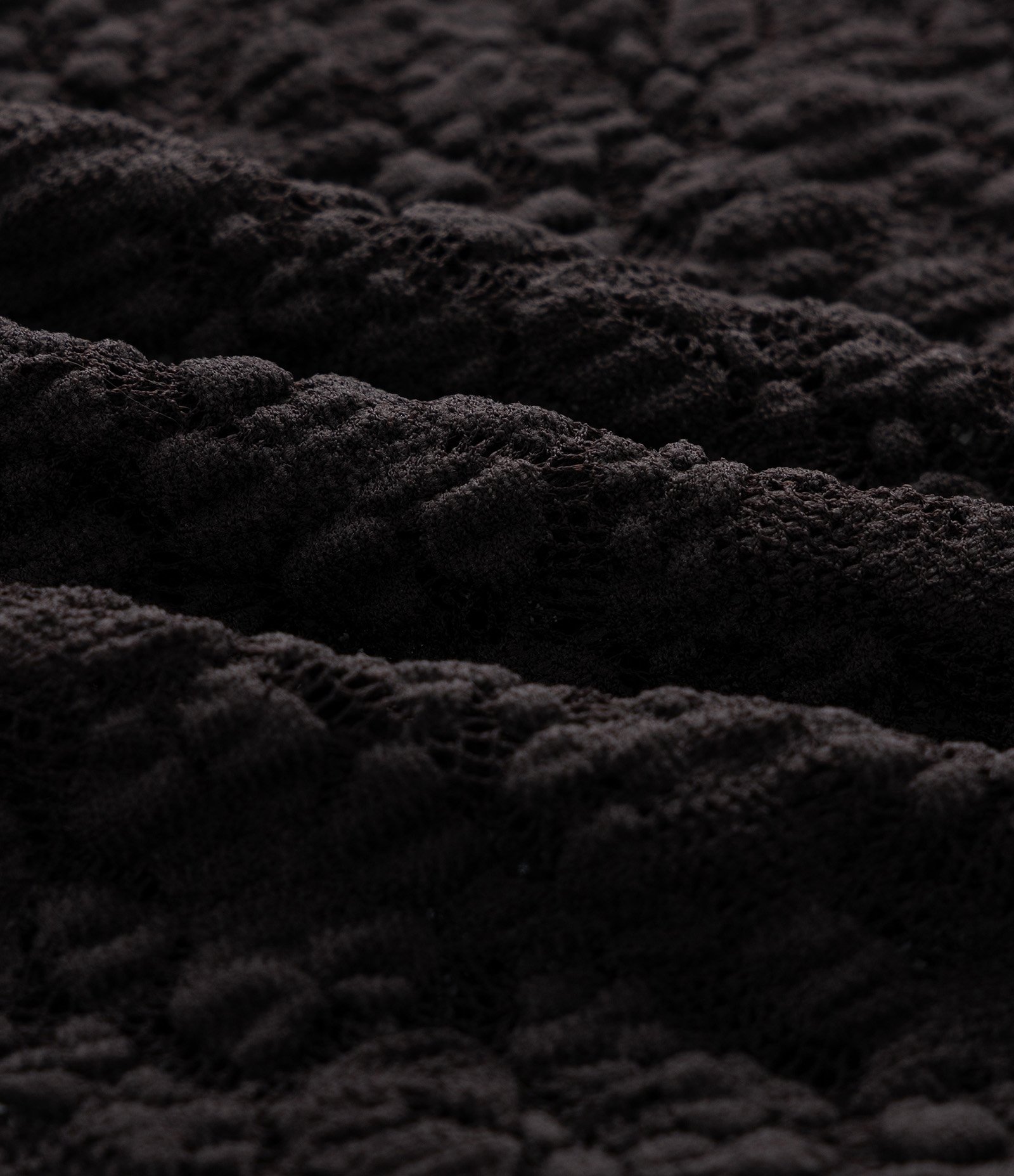 Saia Longa com Textura Floral Curve & Plus Size Marrom 3