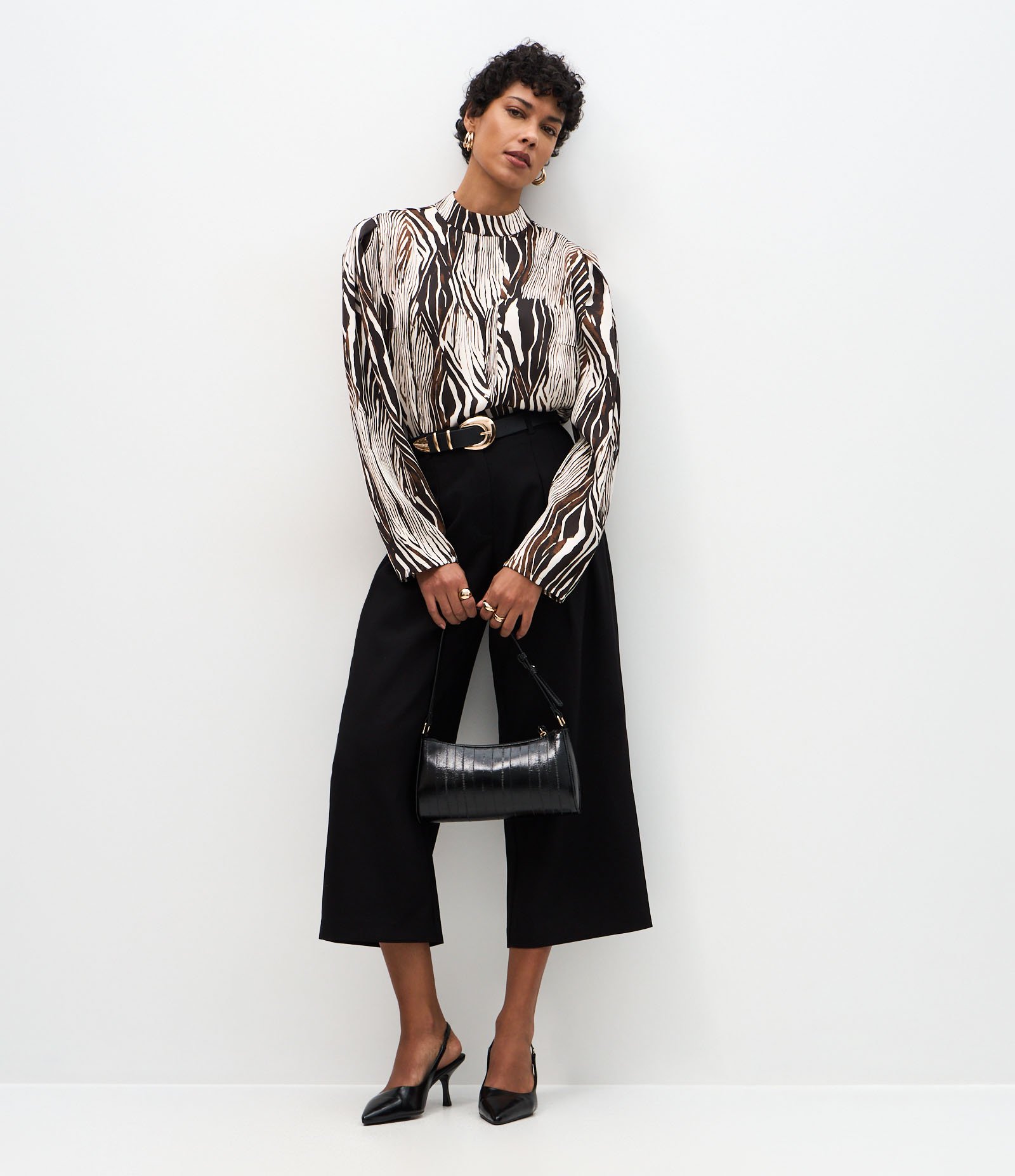 Blusa Acetinada com Estampa Animal Print Multicores 2