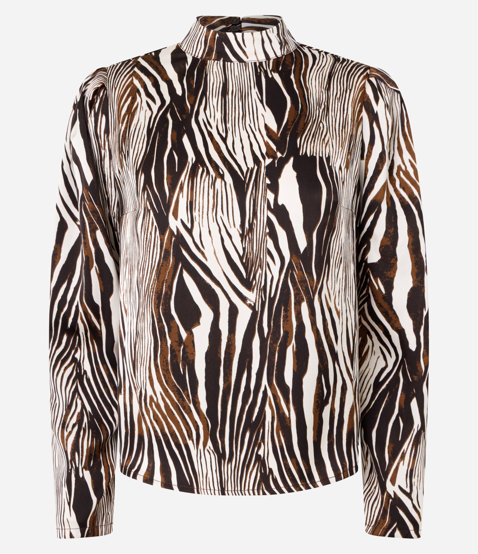 Blusa Acetinada com Estampa Animal Print Multicores 6