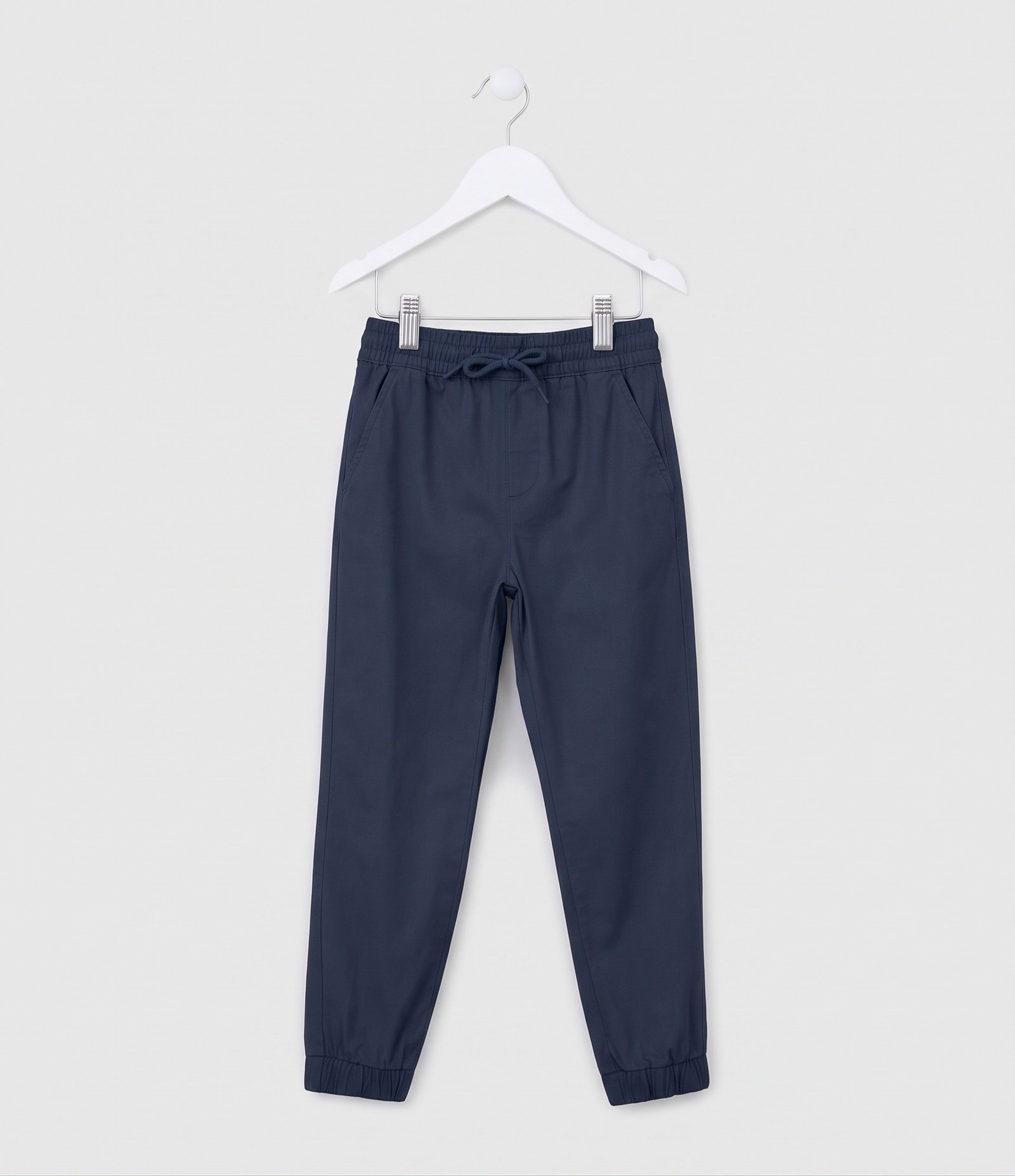 Calça Jogger Infantil em Sarja - Tam 5 a 14 anos Dress Blues 4
