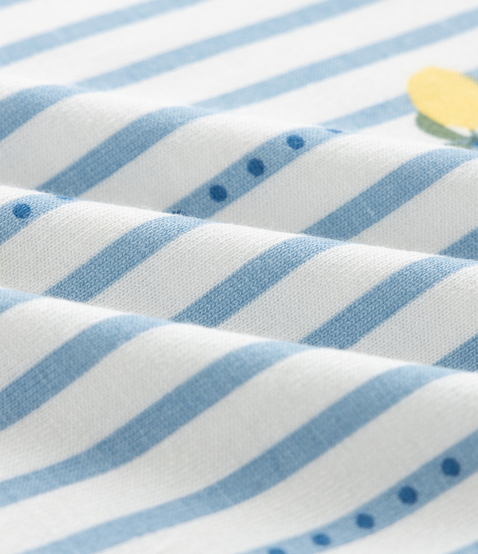 Pijama Curto em Viscolycra com Estampa Limões Curve & Plus Size Azul 6