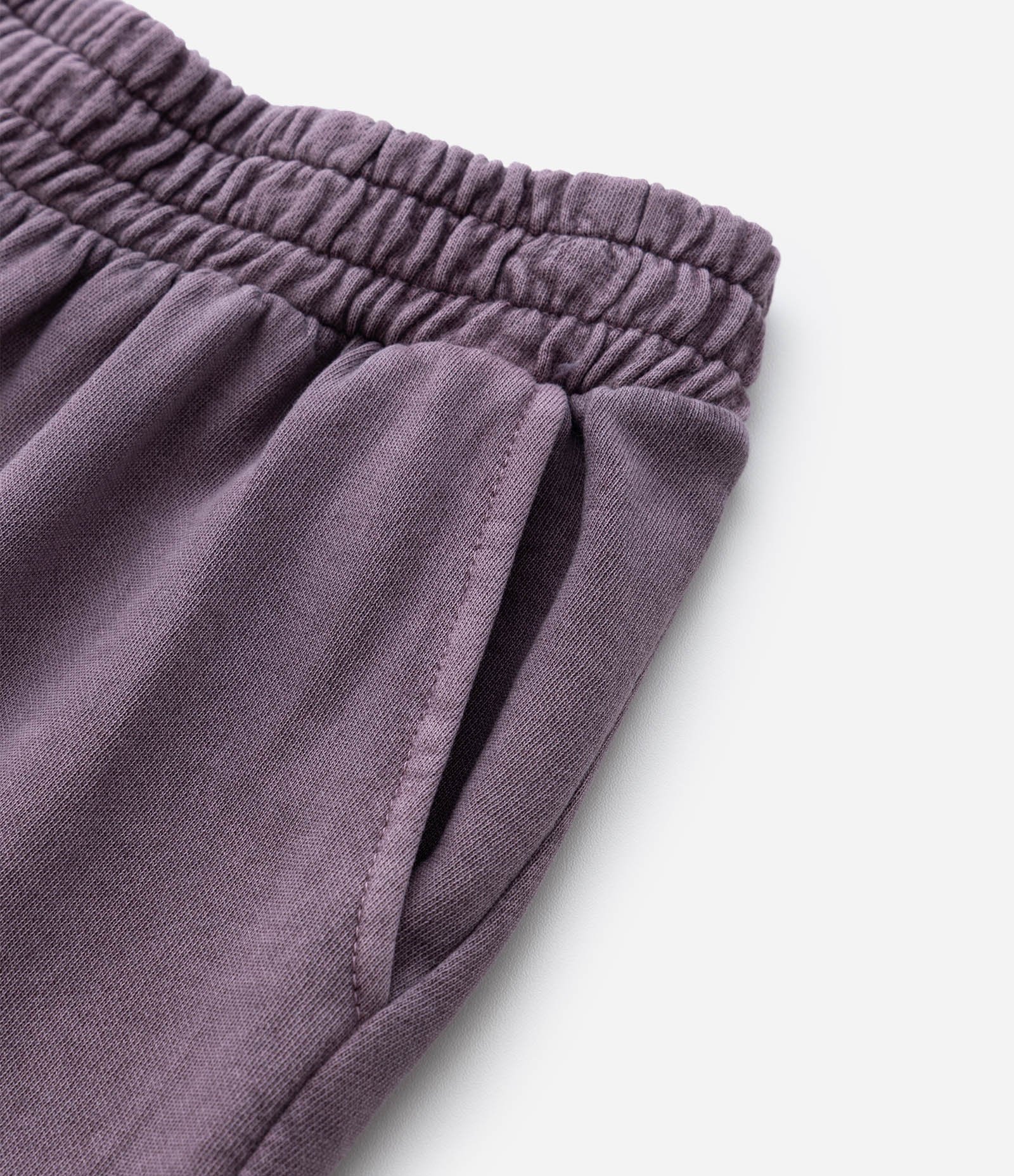Calça Infantil em Moletom com Felpa Lavado – Tam 7 a 14 Anos Roxo 5