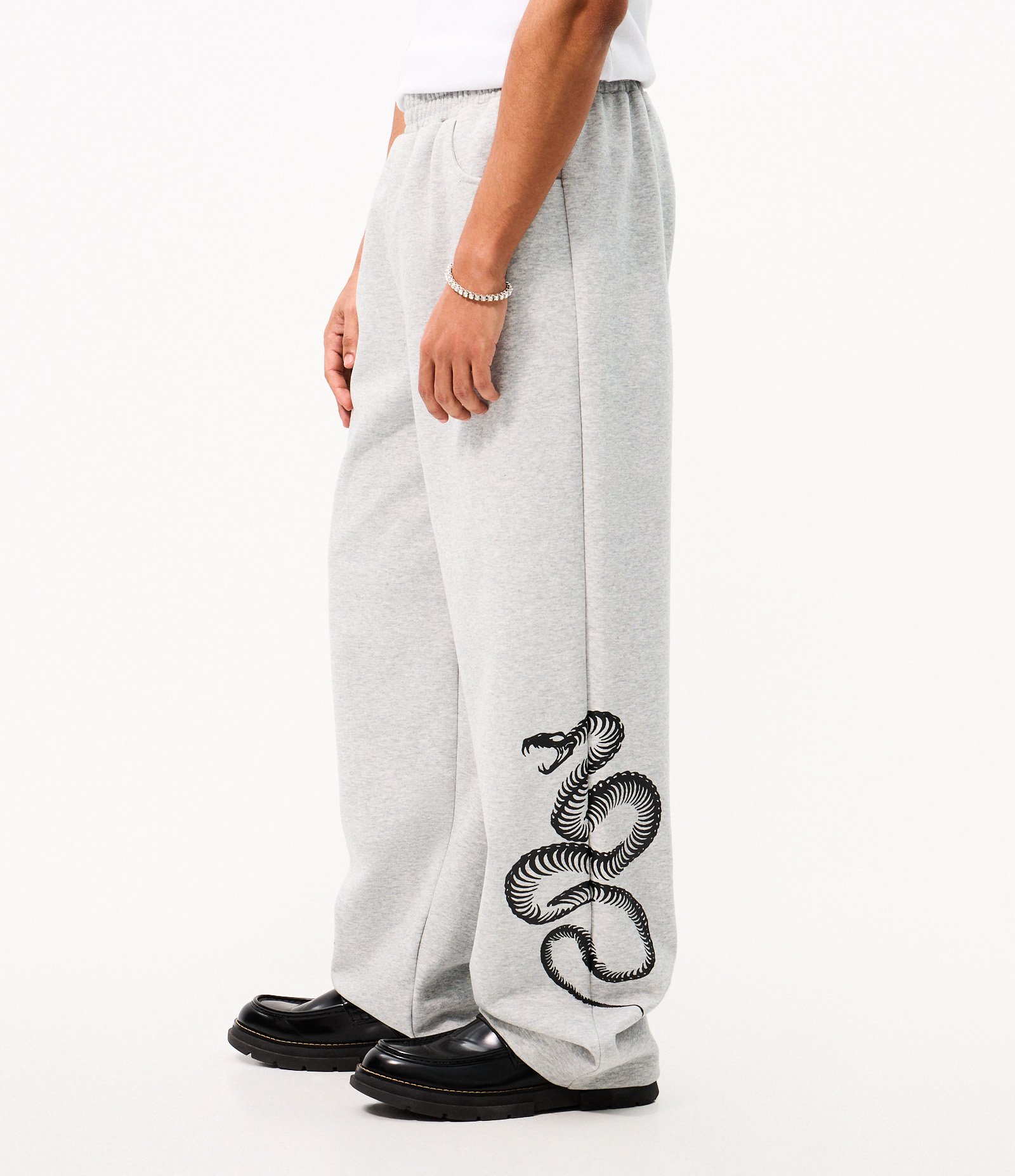 Calça Super Baggy Cobra Tribal Cinza 3