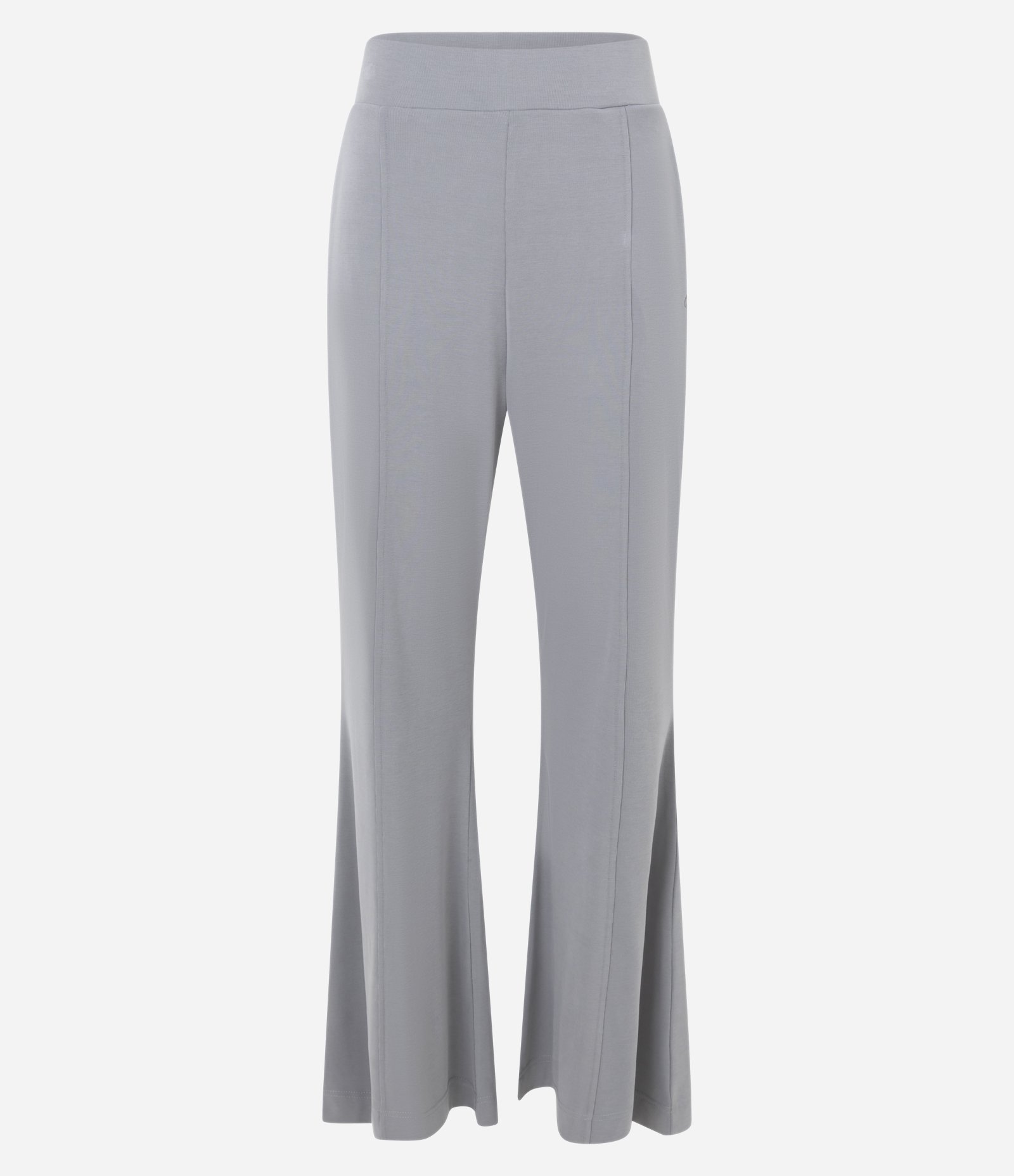 Calça Flare Esportiva em Microfibra Cinza 6