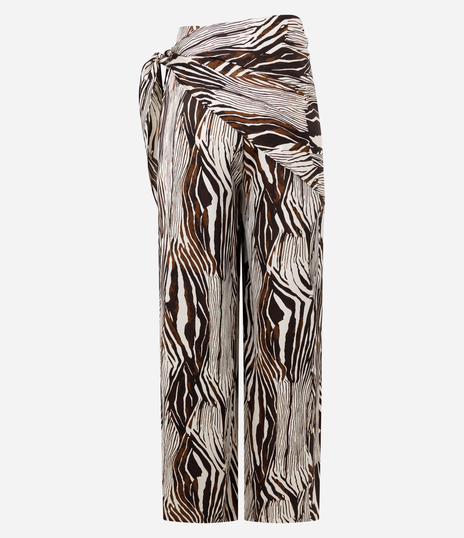 Calça Pantalona com Lenço na Cintura e Estampa Animal Print Multicores 7