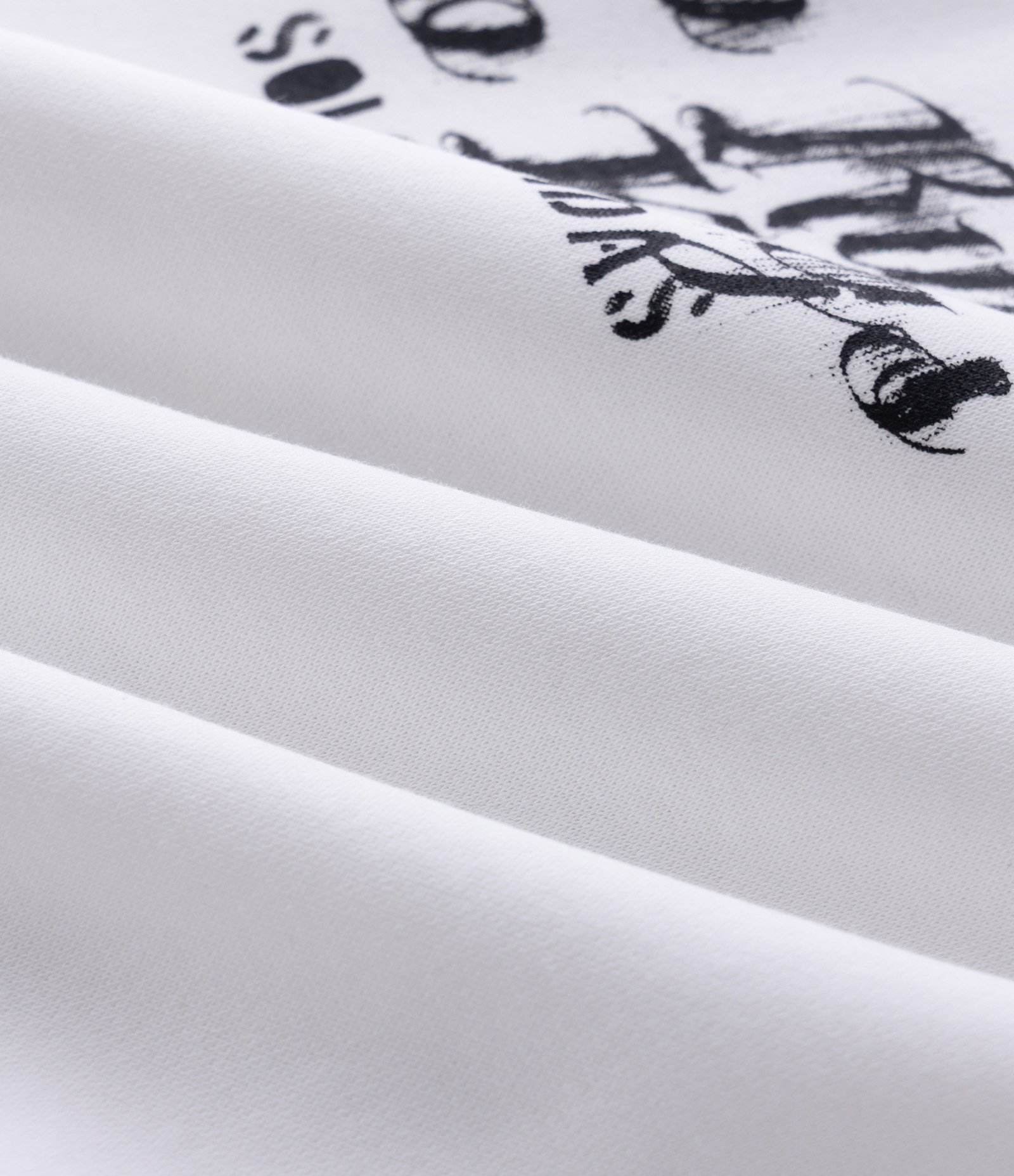 Moletom com Lettering No Mercy com Capuz Branco 7