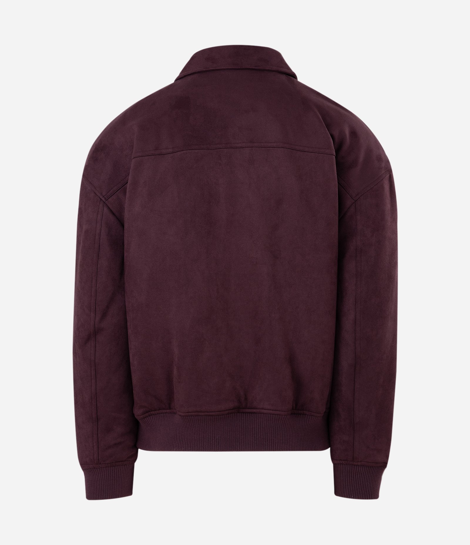 Jaqueta Pesada Bomber em Suede com Bolso Marrom 8