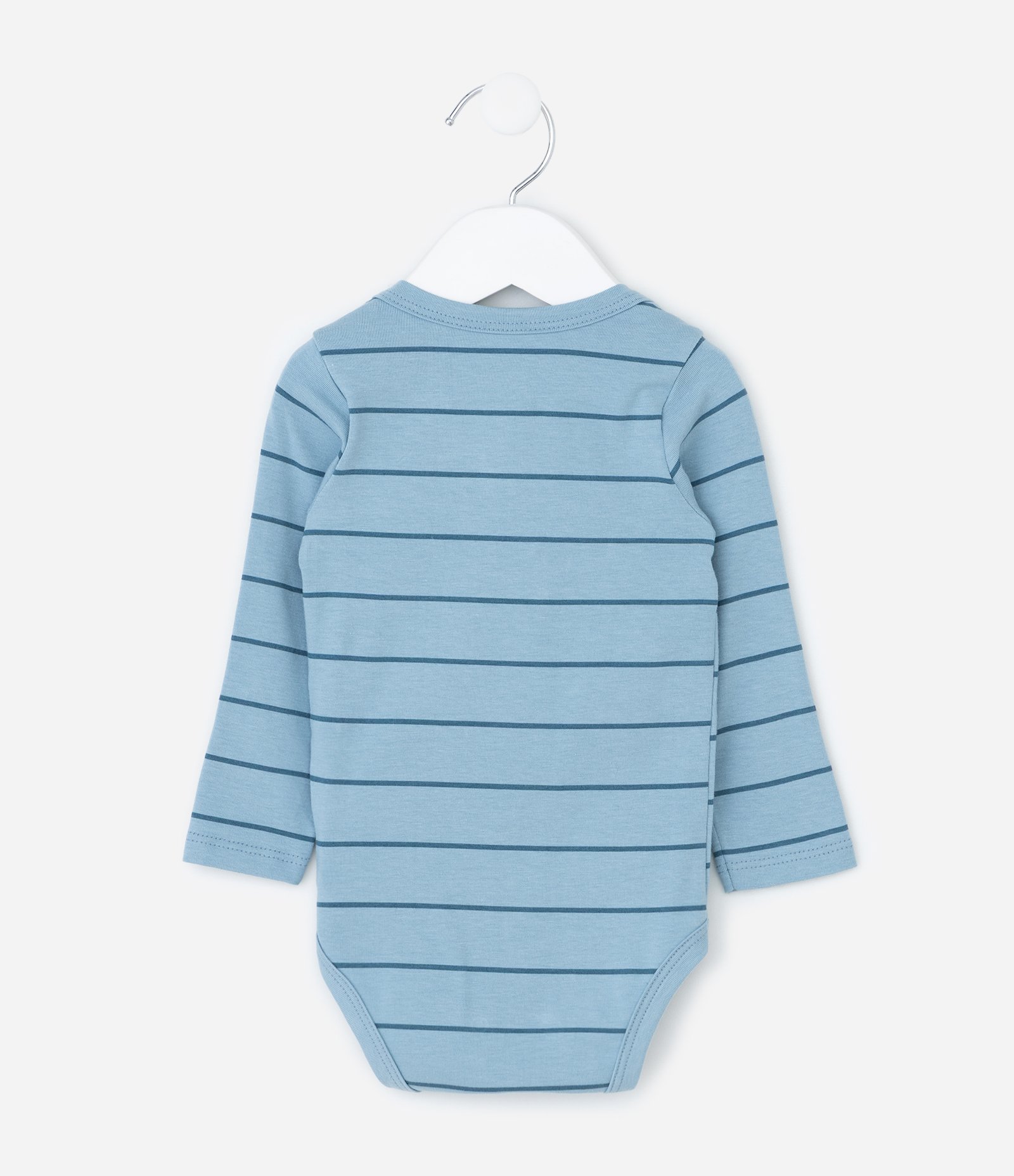 Body Infantil Listrada com Estampa Três Amigos – Tam 0 a 18 Meses Azul 2