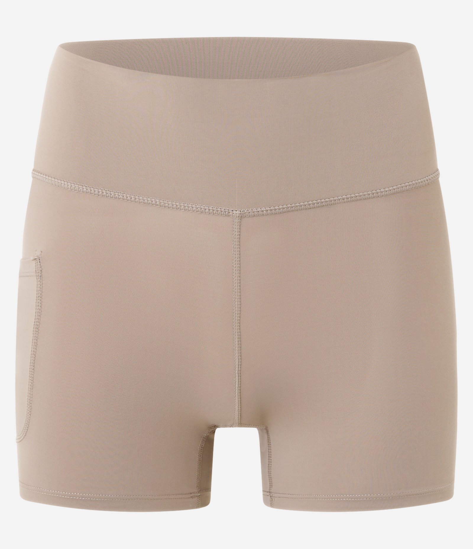 Macacão em Microfibra com Tule e Short Interno Bege 8