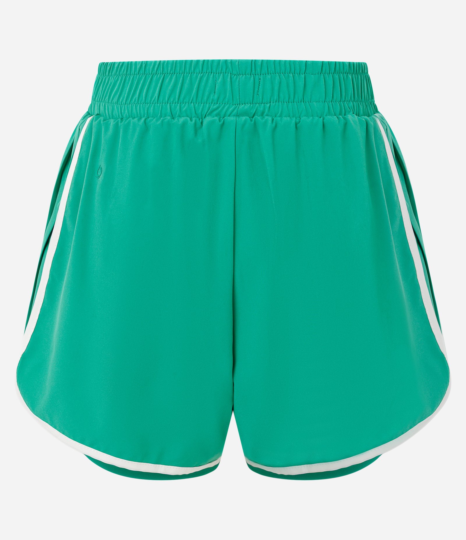 Bermuda Runner Esportiva com Short Interno e Laterais Plissadas Verde 7