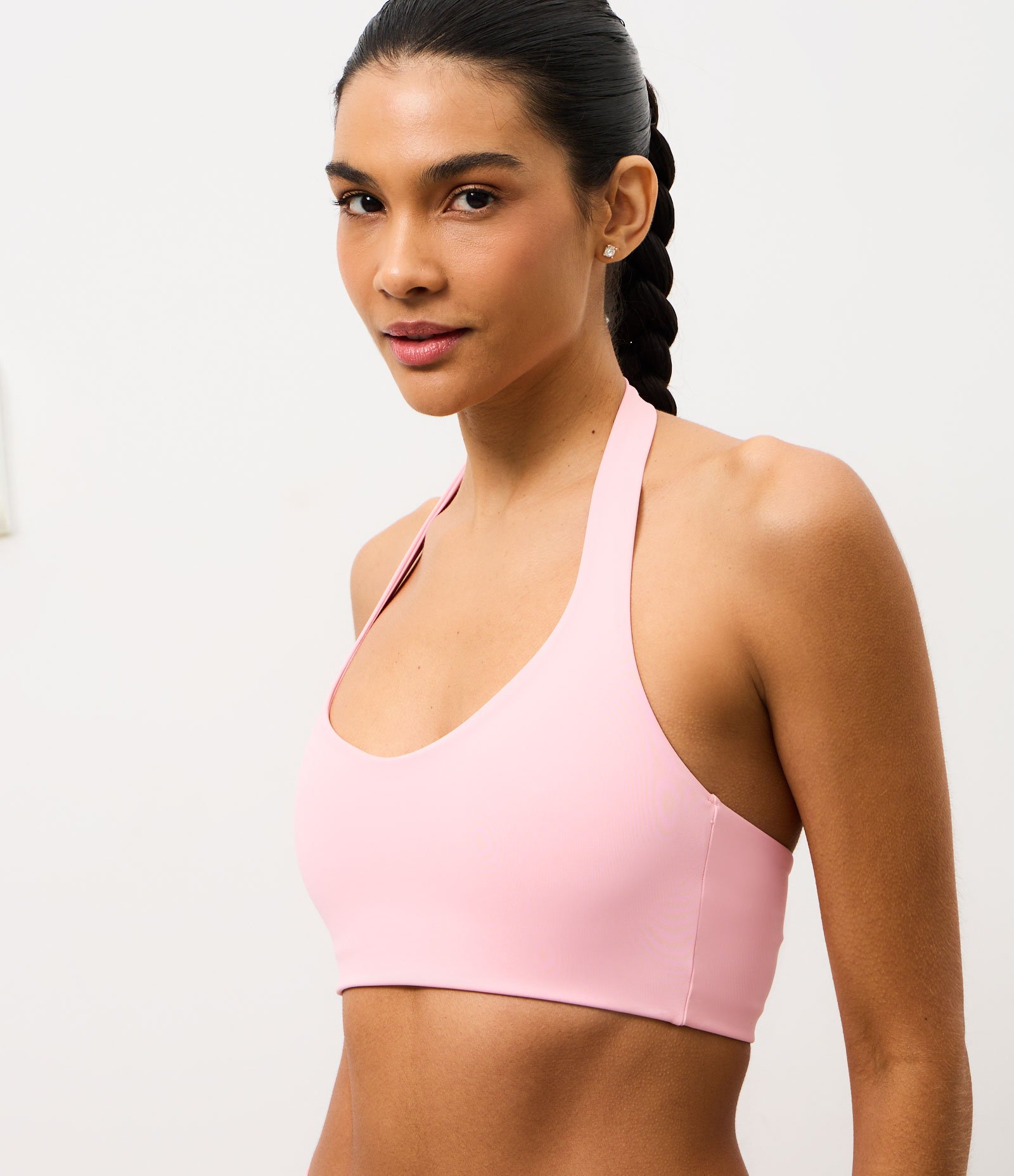 Top Esportivo Frente Única com Bojo Rosa 1