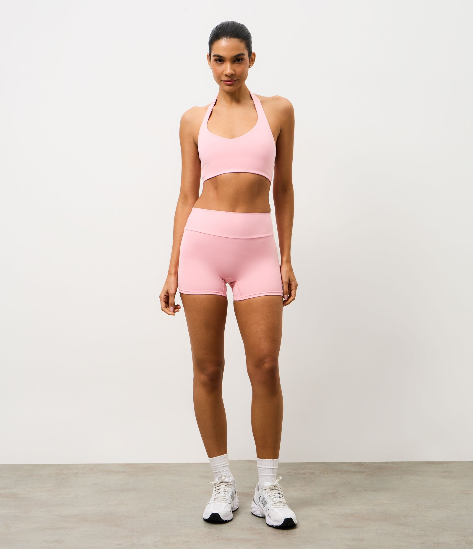 Top Esportivo Frente Única com Bojo Rosa 2