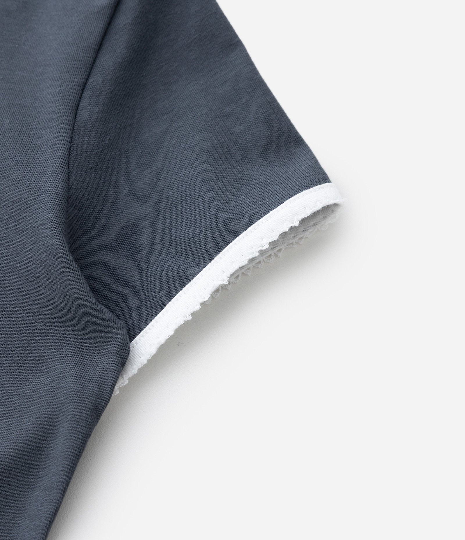 Camiseta Infantil Baby Look com Lettering – Tam 7 a 16 Anos Cinza Chumbo 4