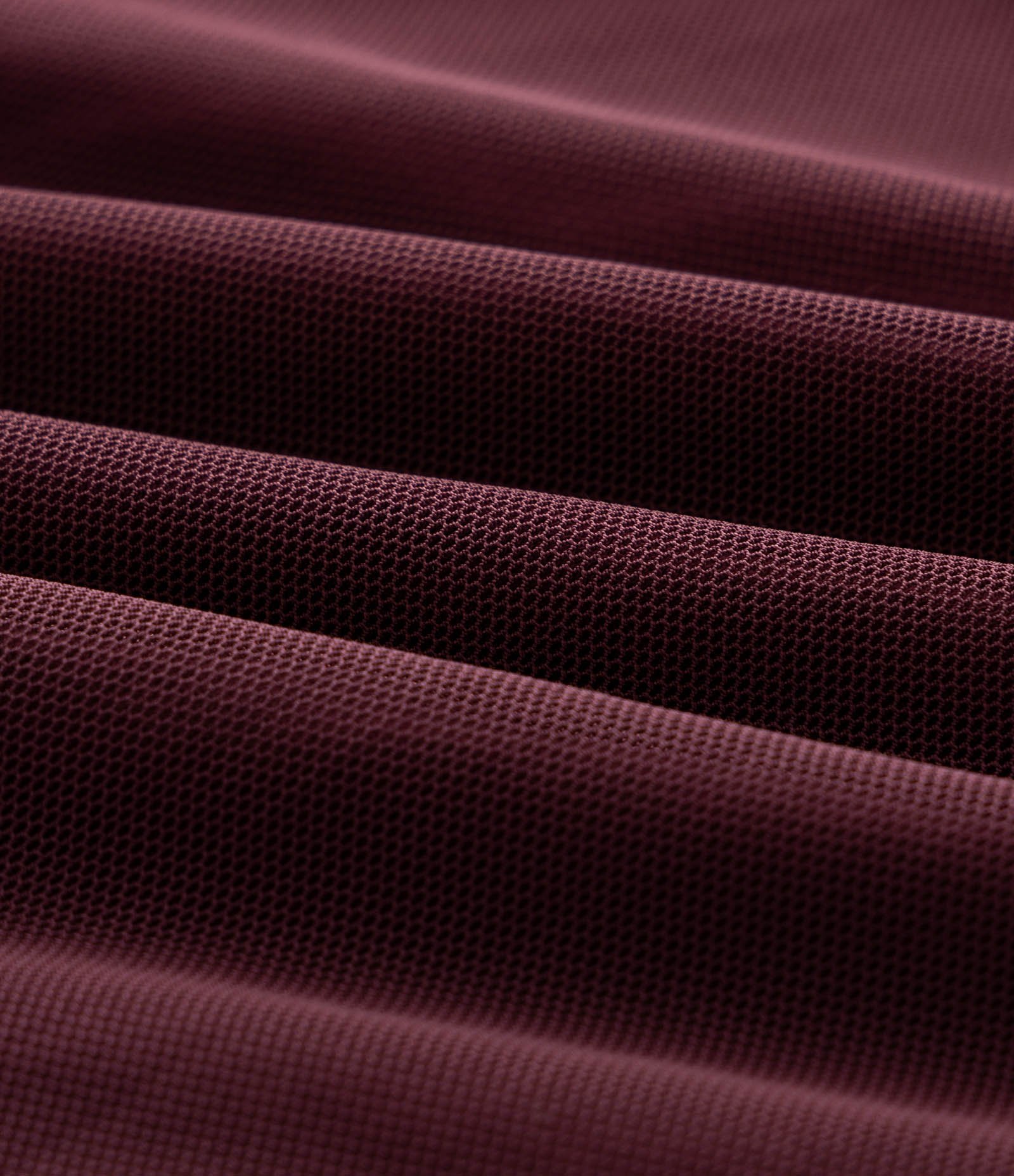 Blusa Manga Longa em Tule com Anágua e Golinha Curve & Plus Size Vinho 3