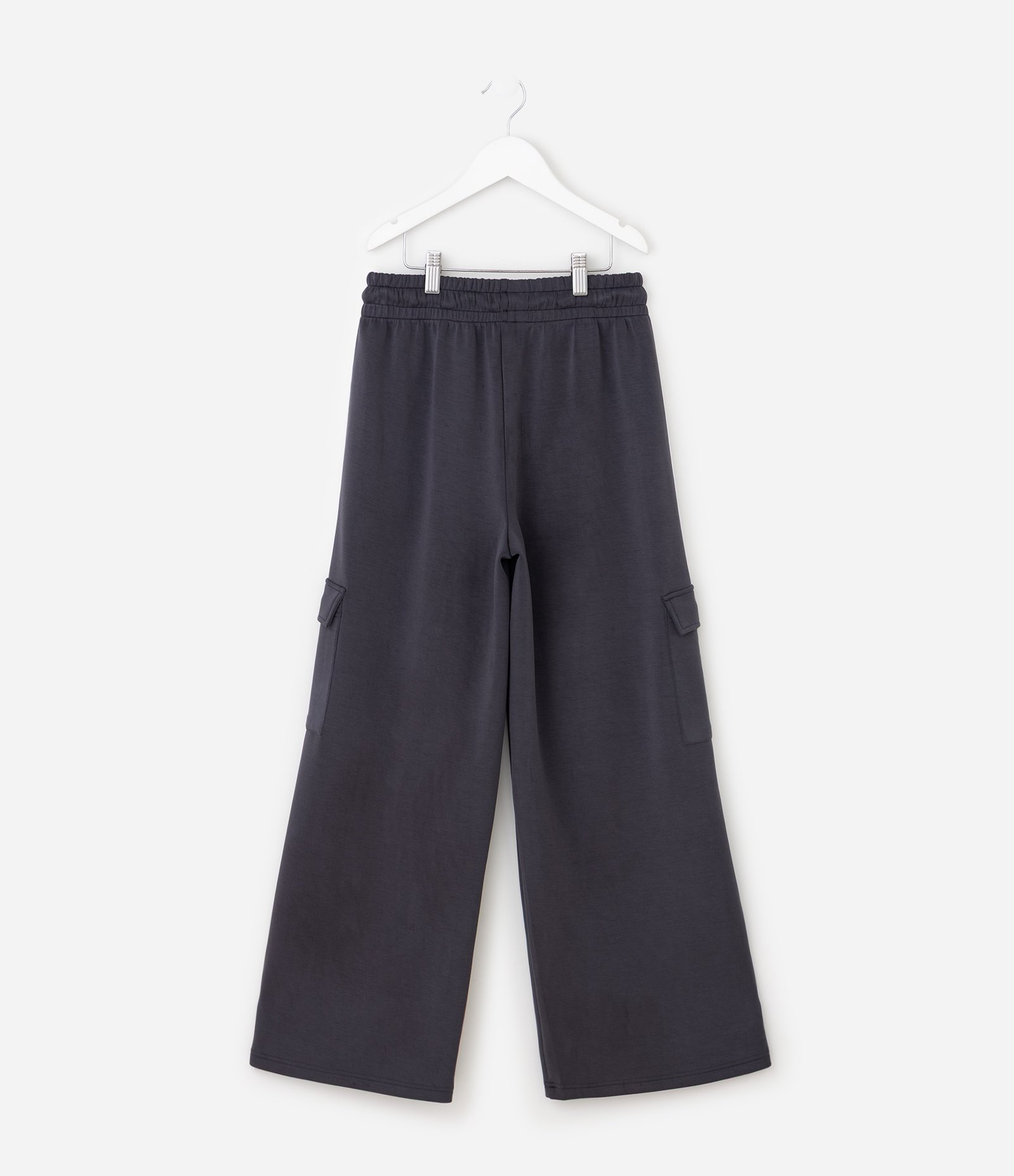 Calça Infantil Cargo com Listras Laterais – Tam 5 a 16 Anos Cinza Chumbo 3