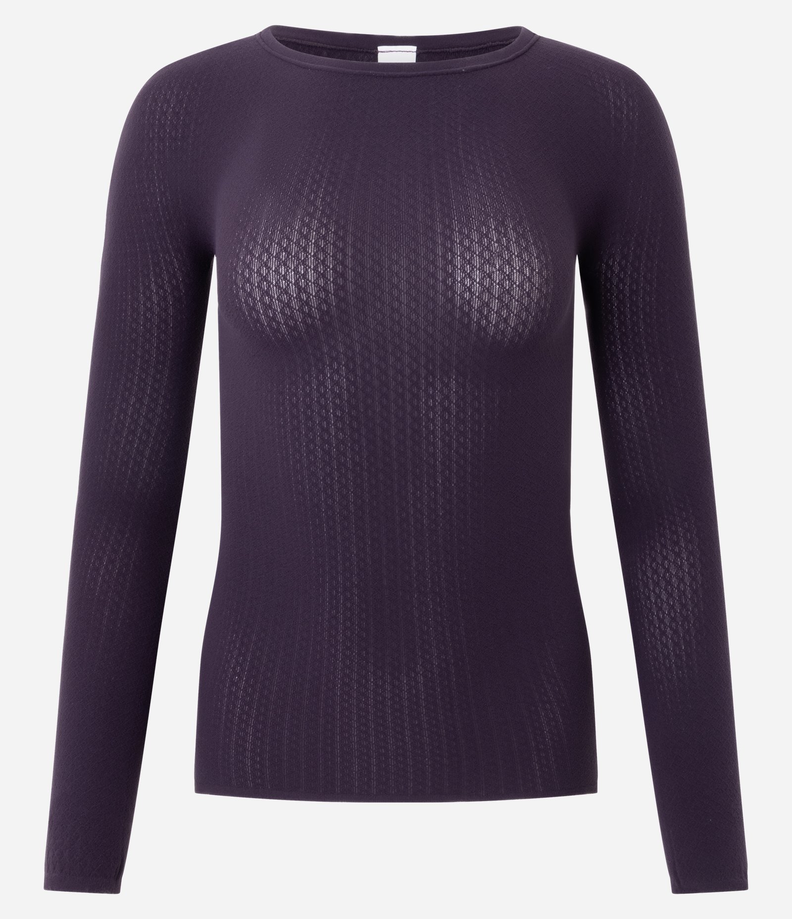 Blusa Camisete em Microfibra com Manga Longa sem Costura TriFil Roxo 5