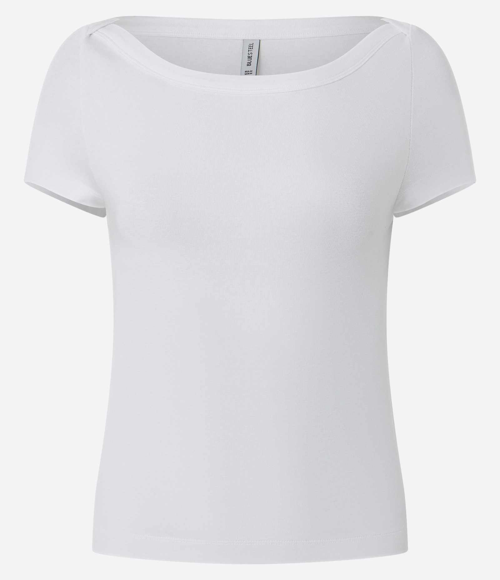 Blusa em Modal com Decote Canoa Branco 2