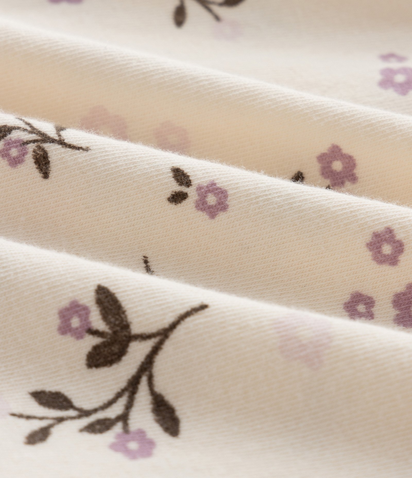 Vestido Infantil Floral com Colete de Pelinho – Tam 1 a 6 Anos Bege Claro 7