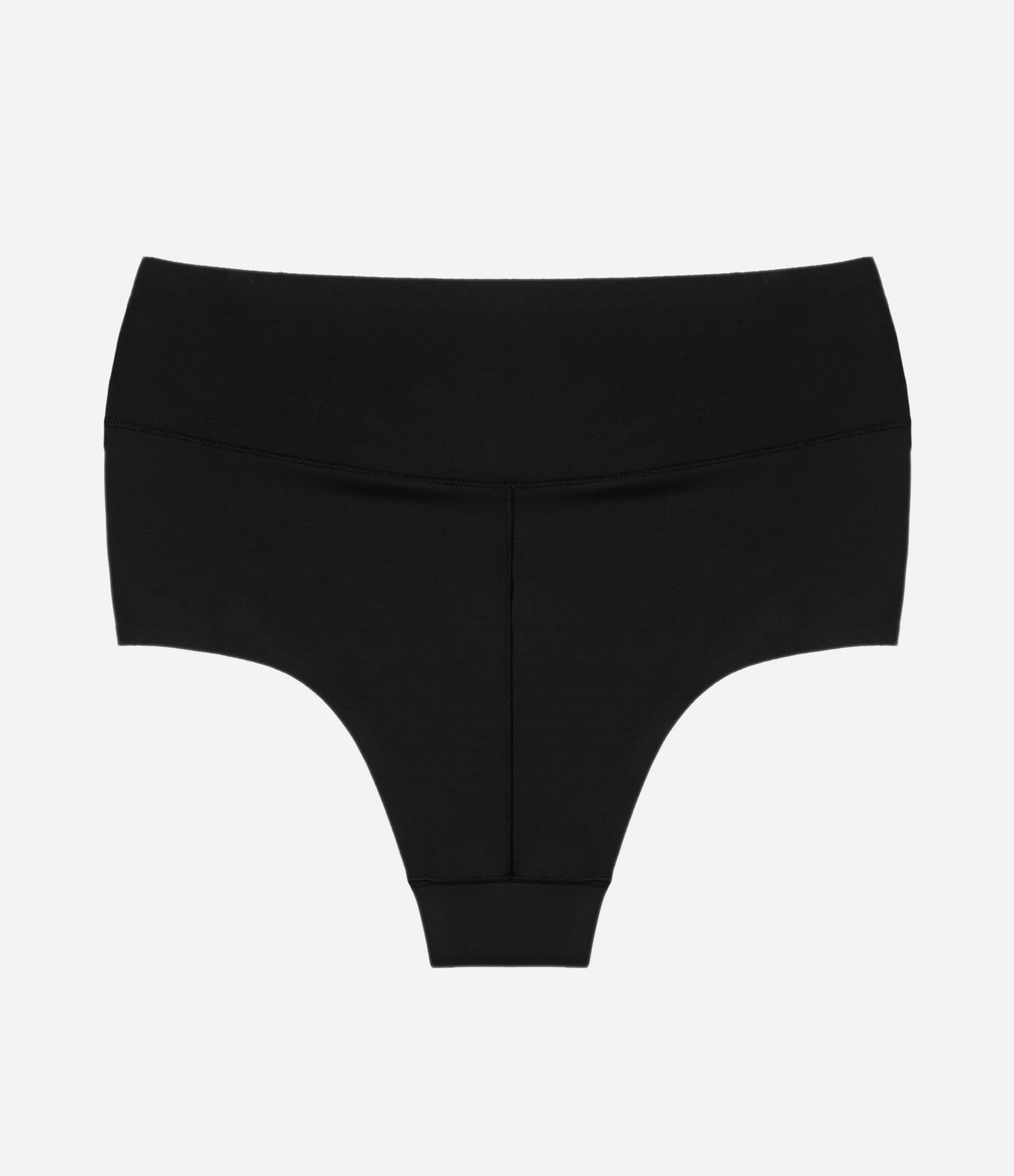Calcinha Alta em Microfibra Preto 5