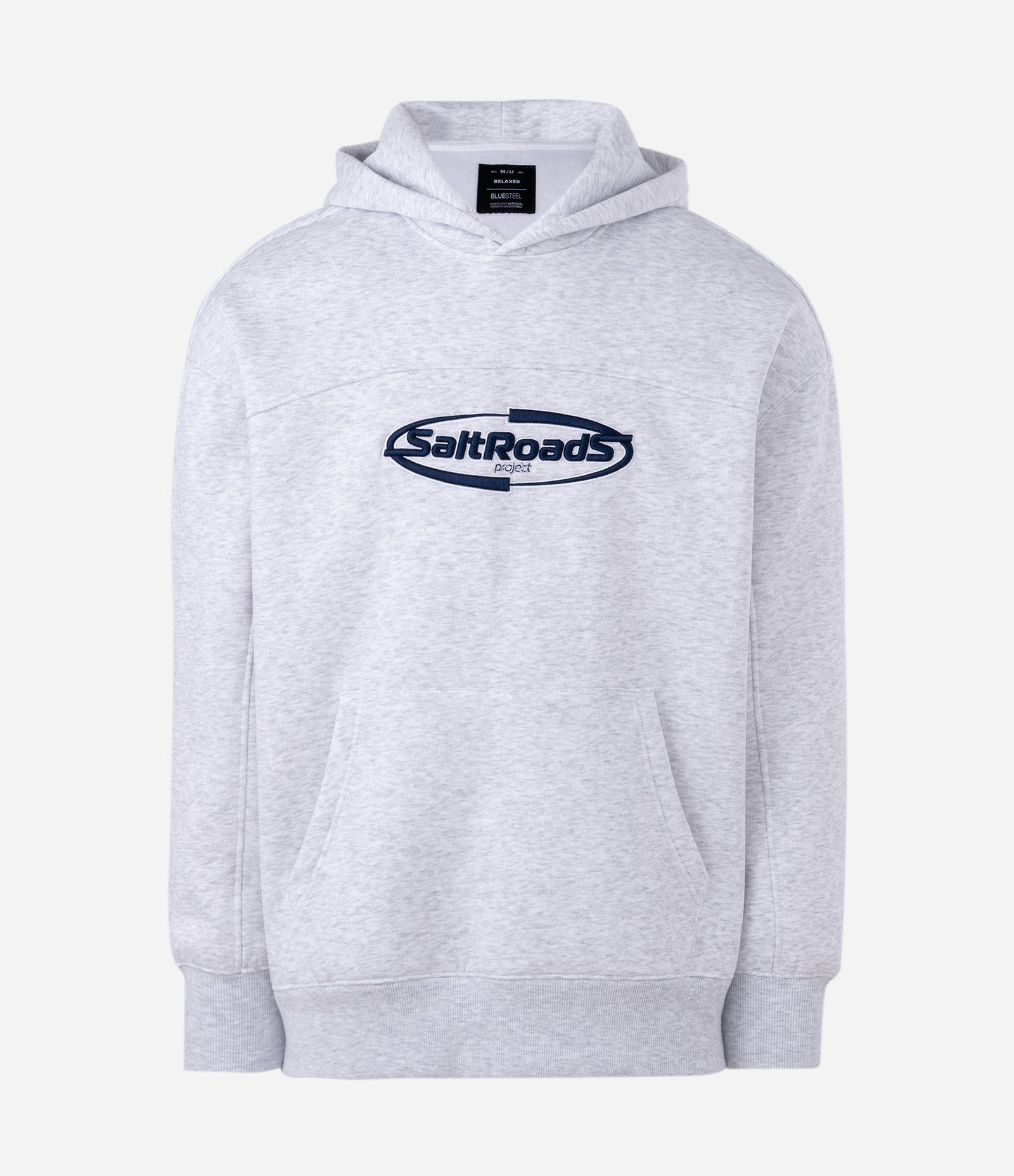 Moletom com Bordado Salt Roads e Capuz Cinza 4