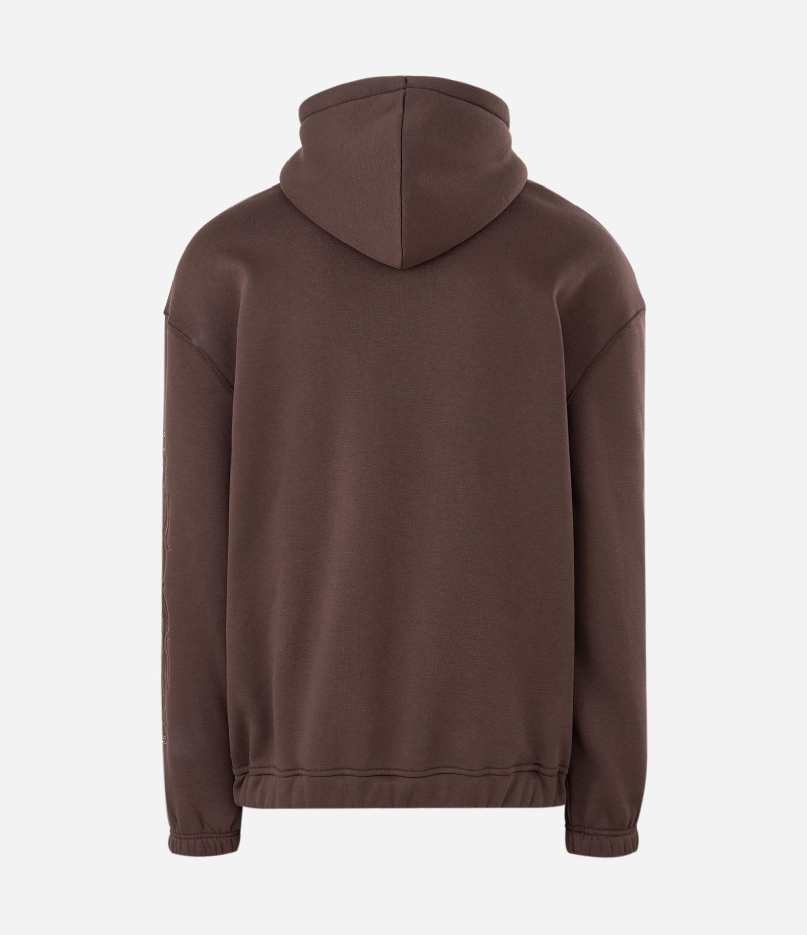 Blusão Masculino Moletom Paradise com Capuz Marrom 4