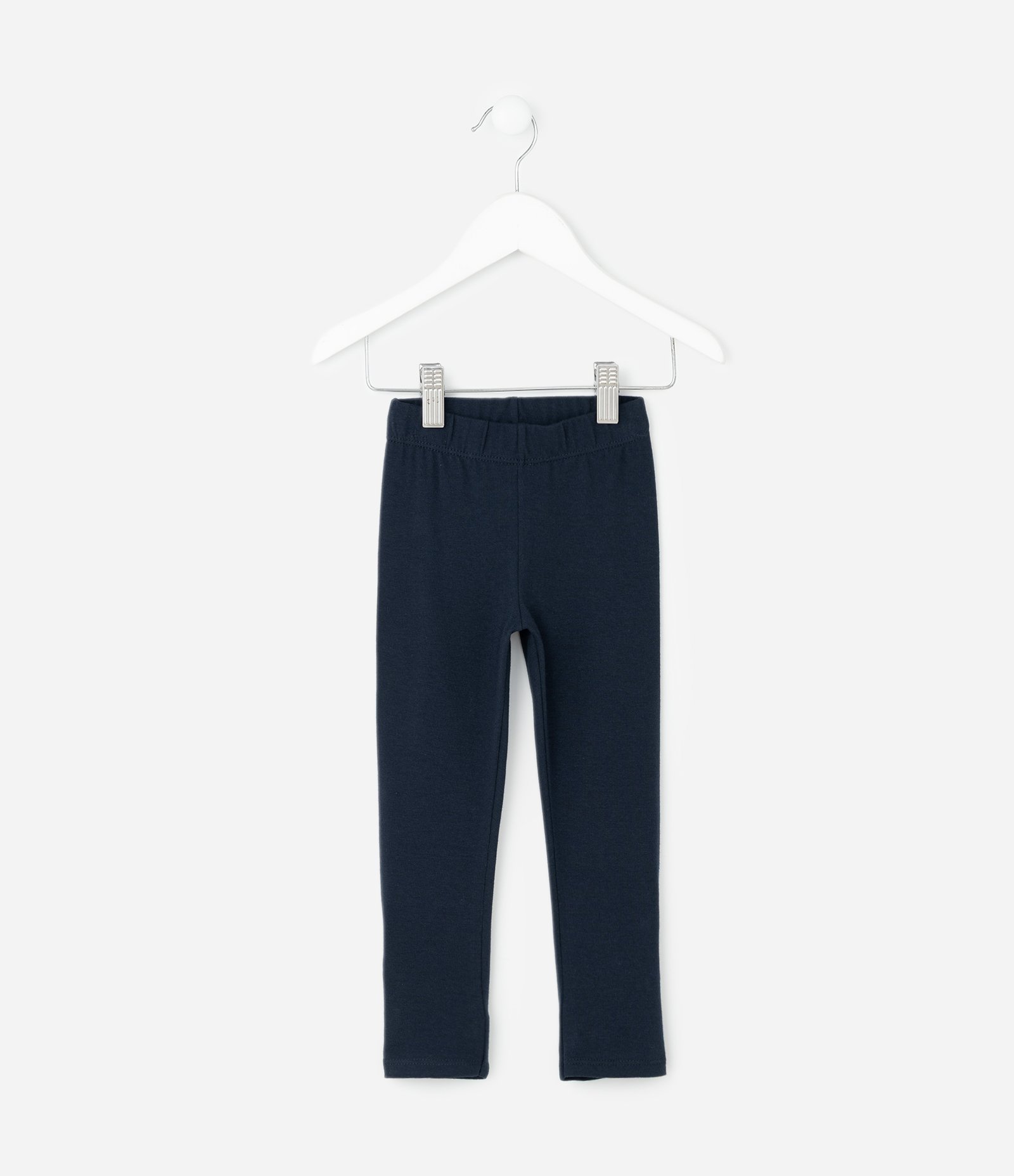 Calça Legging Infantil Básica - Tam 1 a 5 anos Azul Escuro 1