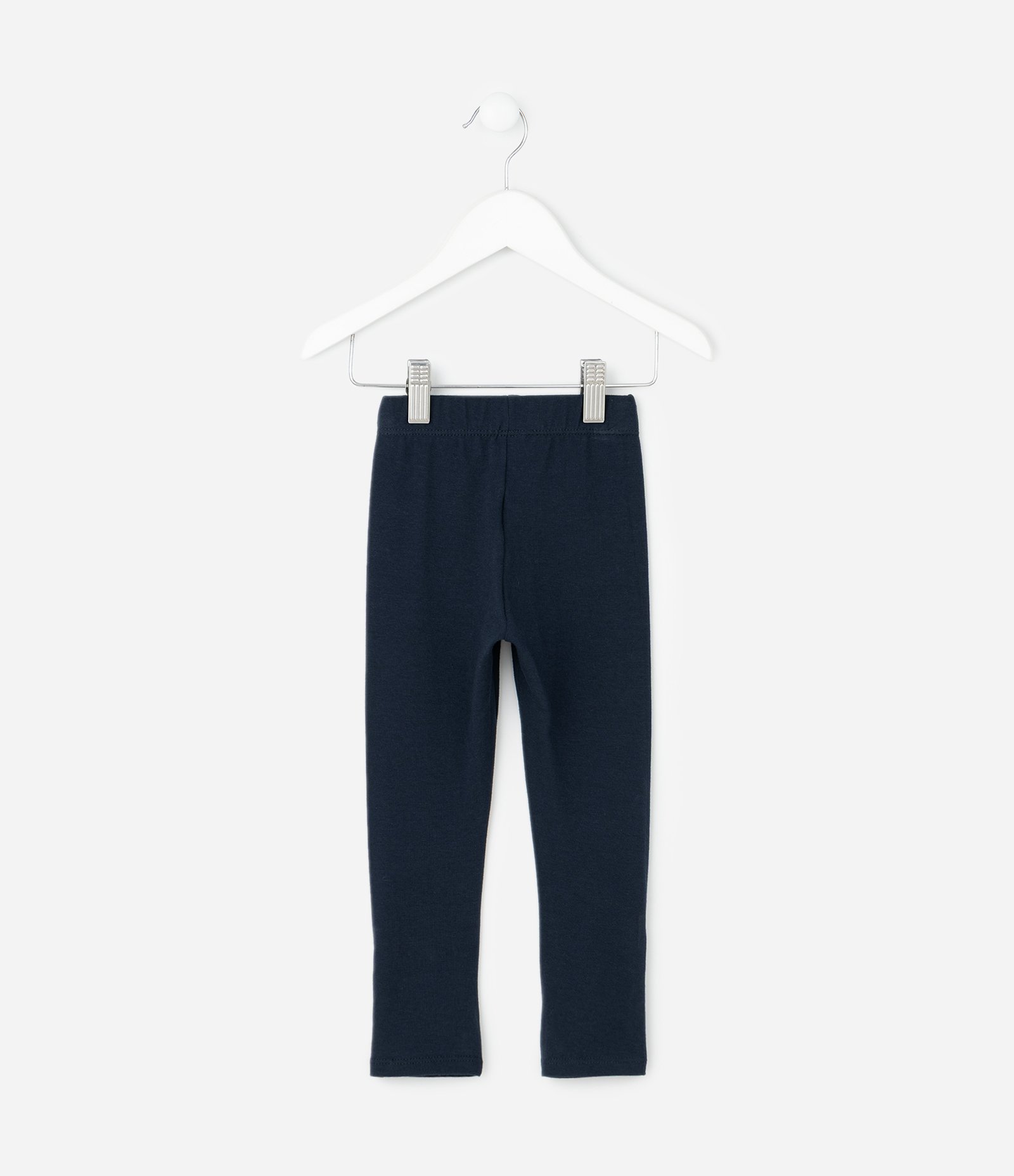 Calça Legging Infantil Básica - Tam 1 a 5 anos Azul Escuro 2