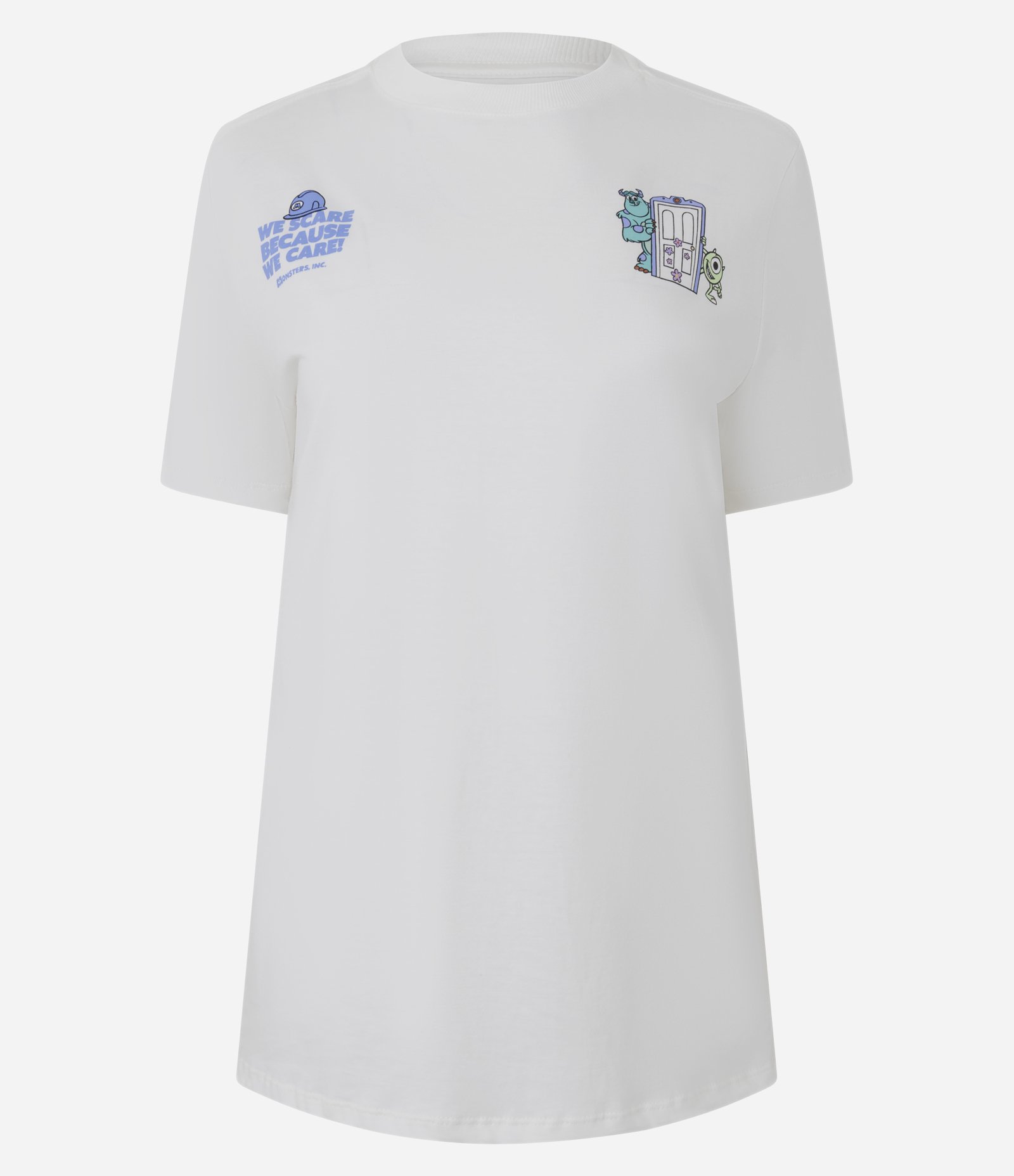 Camiseta em Algodão Estampa Portas Monstros SA Branco 5