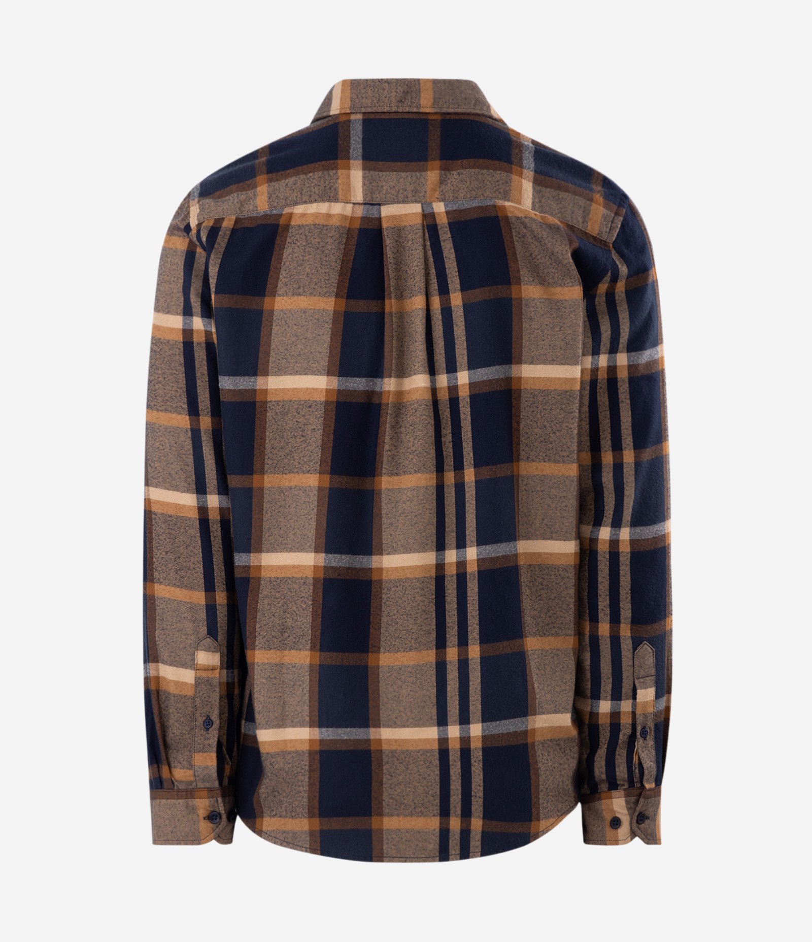 Camisa Flanela Xadrez Manga Longa Azul 6