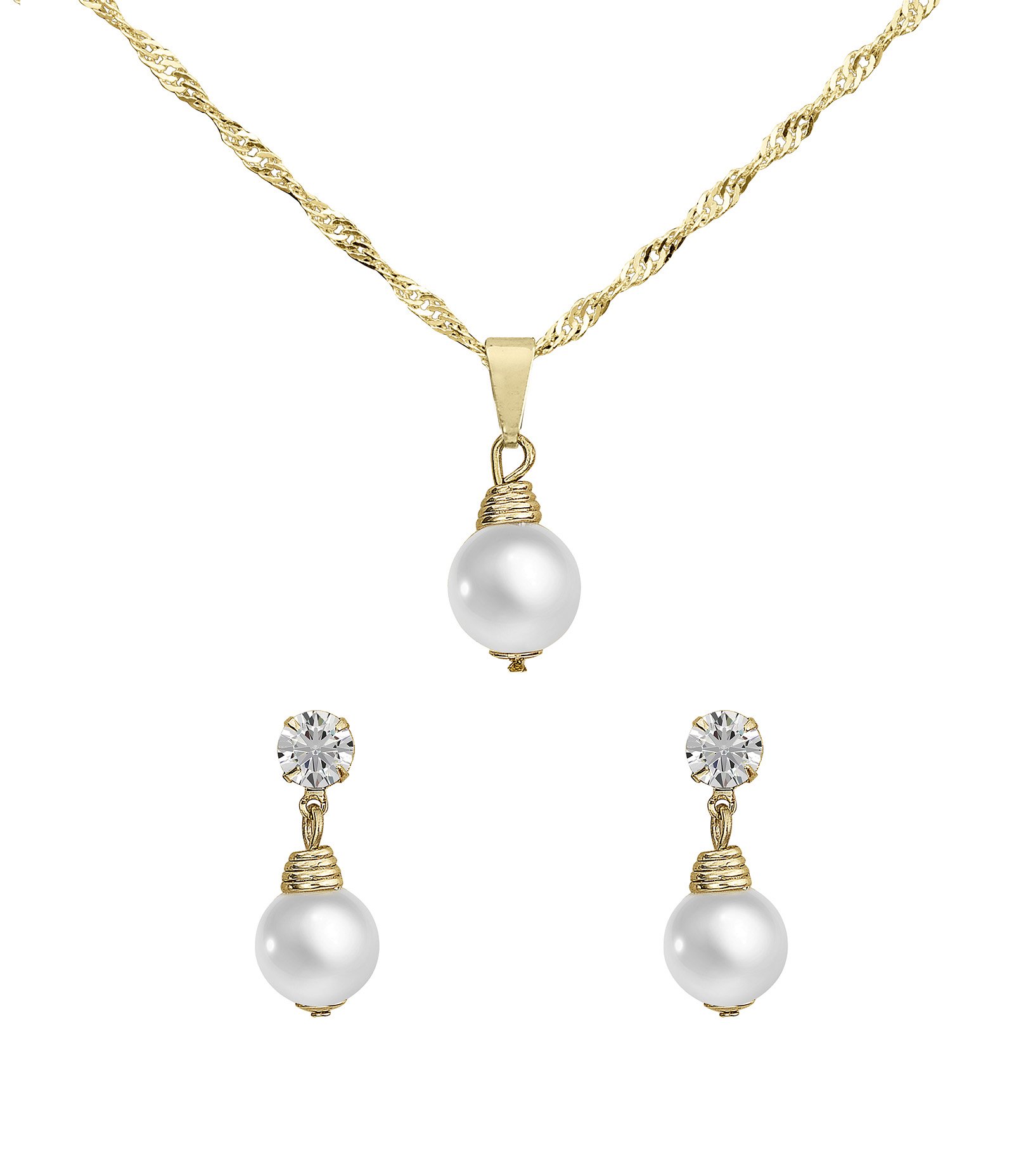 Kit Relógio Analógico Champion em Aço CN28713B Dourado 2